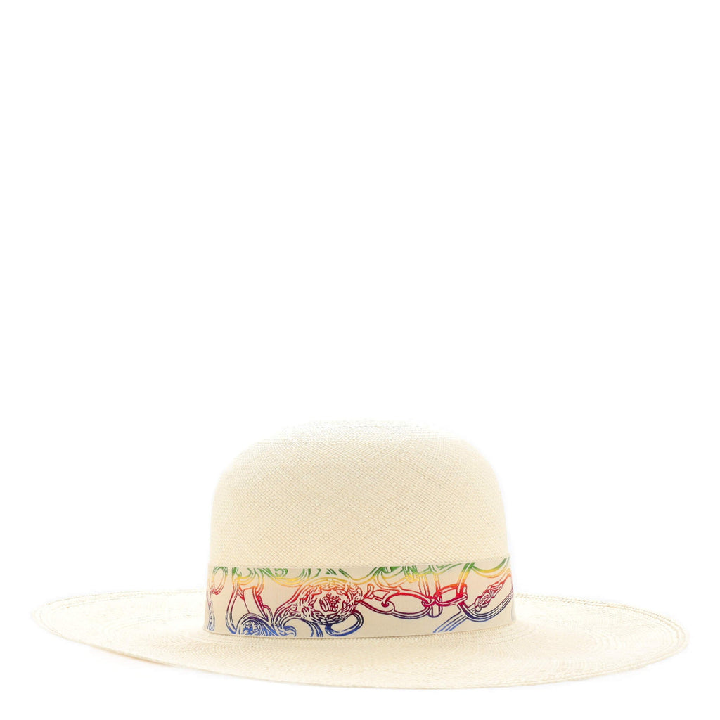 Trinidad Brides de Gala Wide Brim Hat Woven Straw