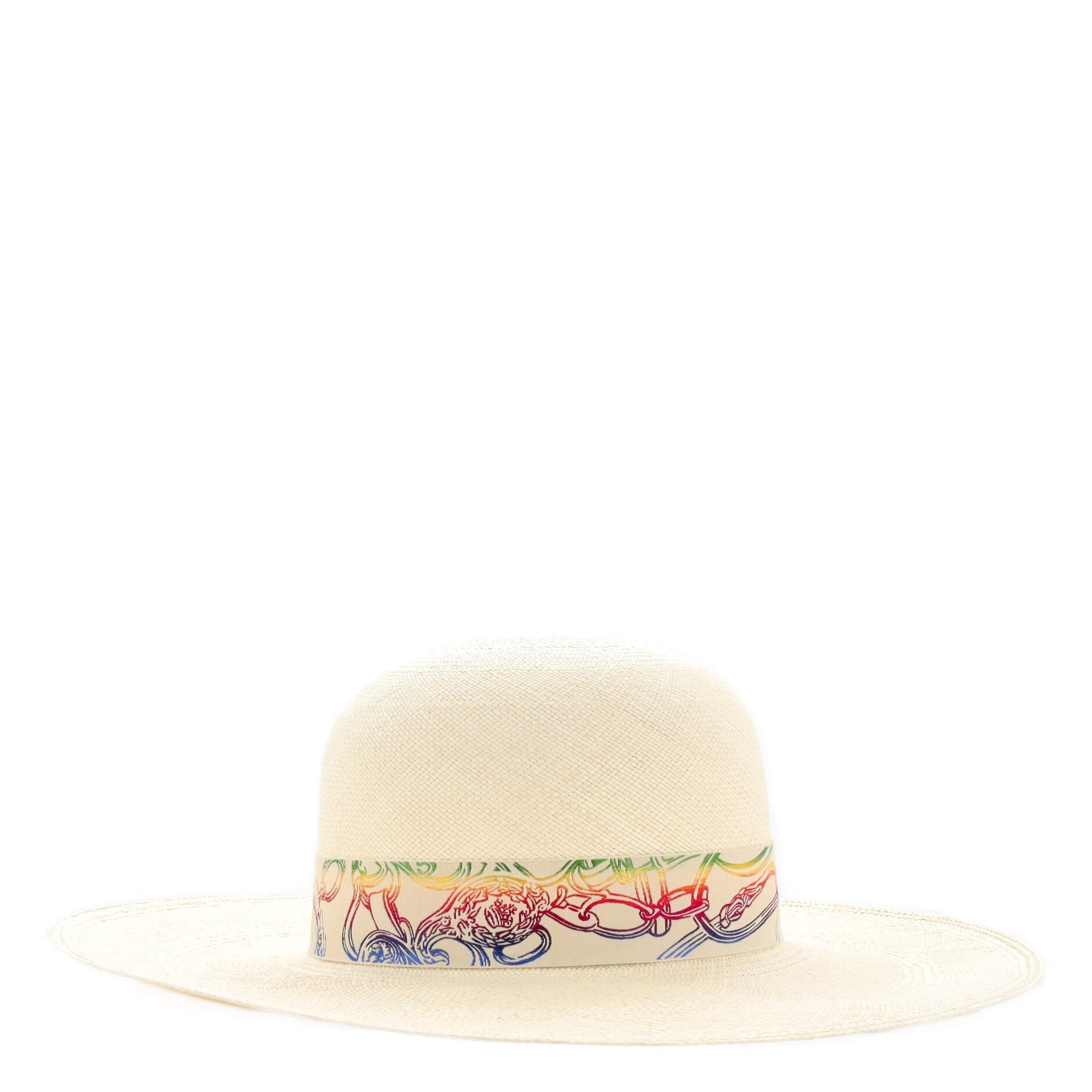 Trinidad Brides de Gala Wide Brim Hat Woven Straw