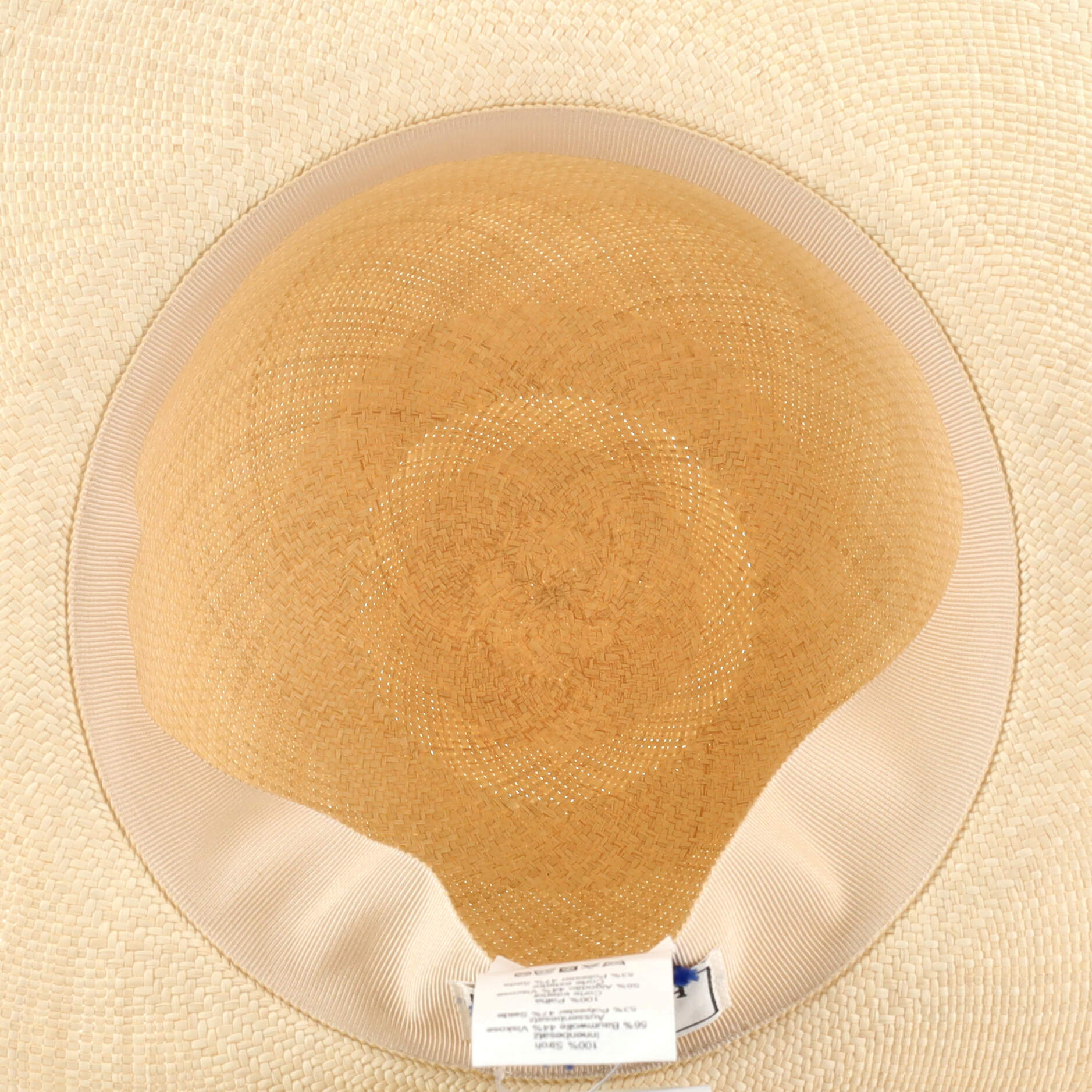 Trinidad Brides de Gala Wide Brim Hat Woven Straw