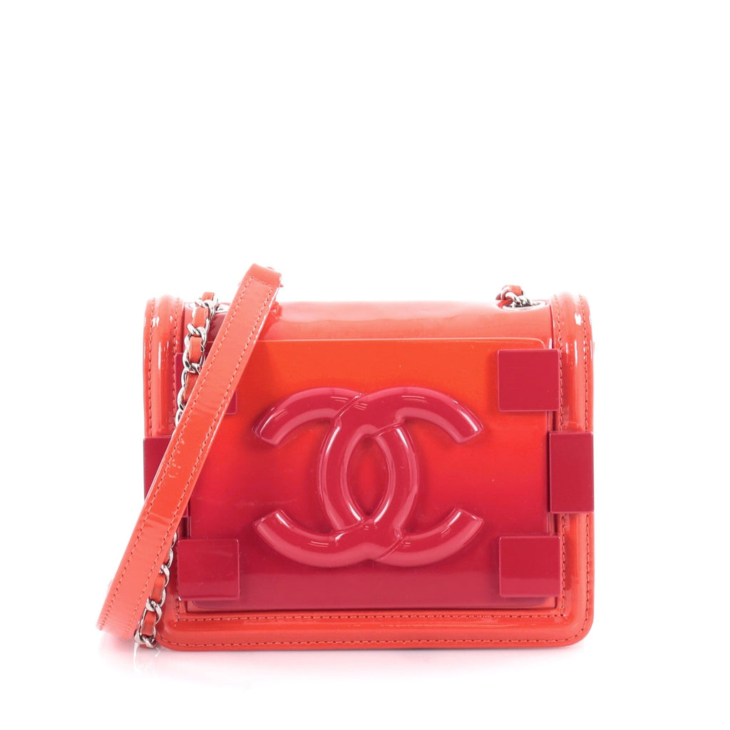 Boy Brick Flap Bag Patent and Plexiglass Mini