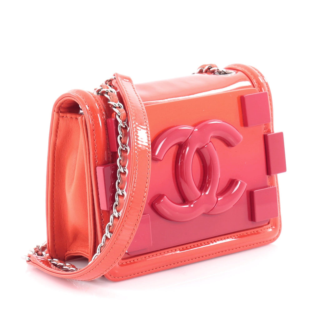 Boy Brick Flap Bag Patent and Plexiglass Mini