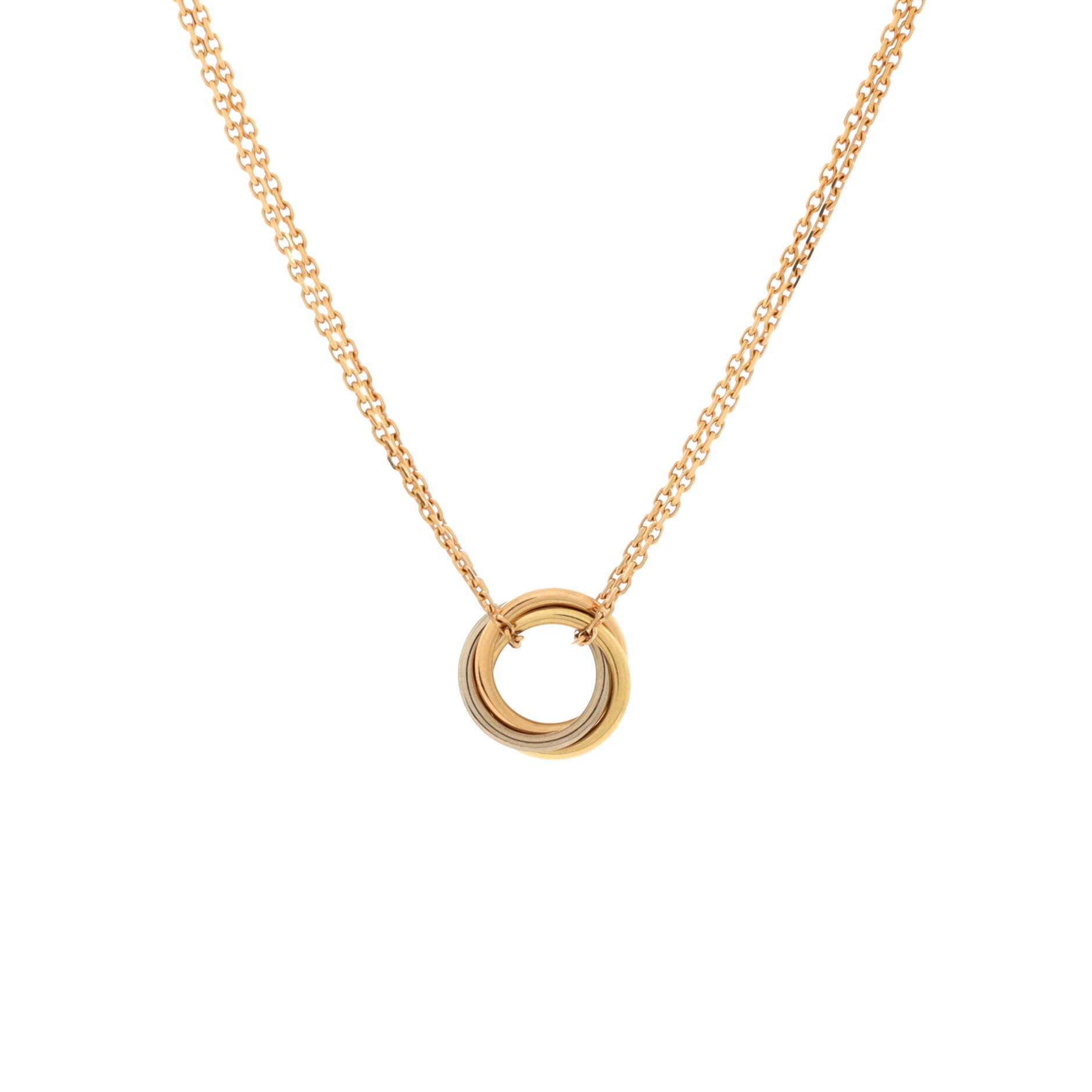 Trinity Choker Necklace 18K Tricolor Gold