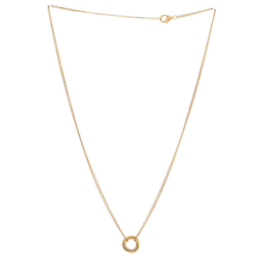 Trinity Choker Necklace 18K Tricolor Gold