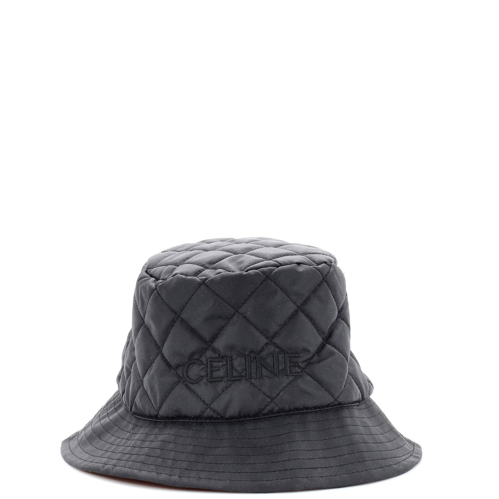 Logo Bucket Hat Quilted Nylon