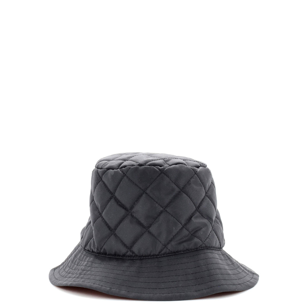 Logo Bucket Hat Quilted Nylon