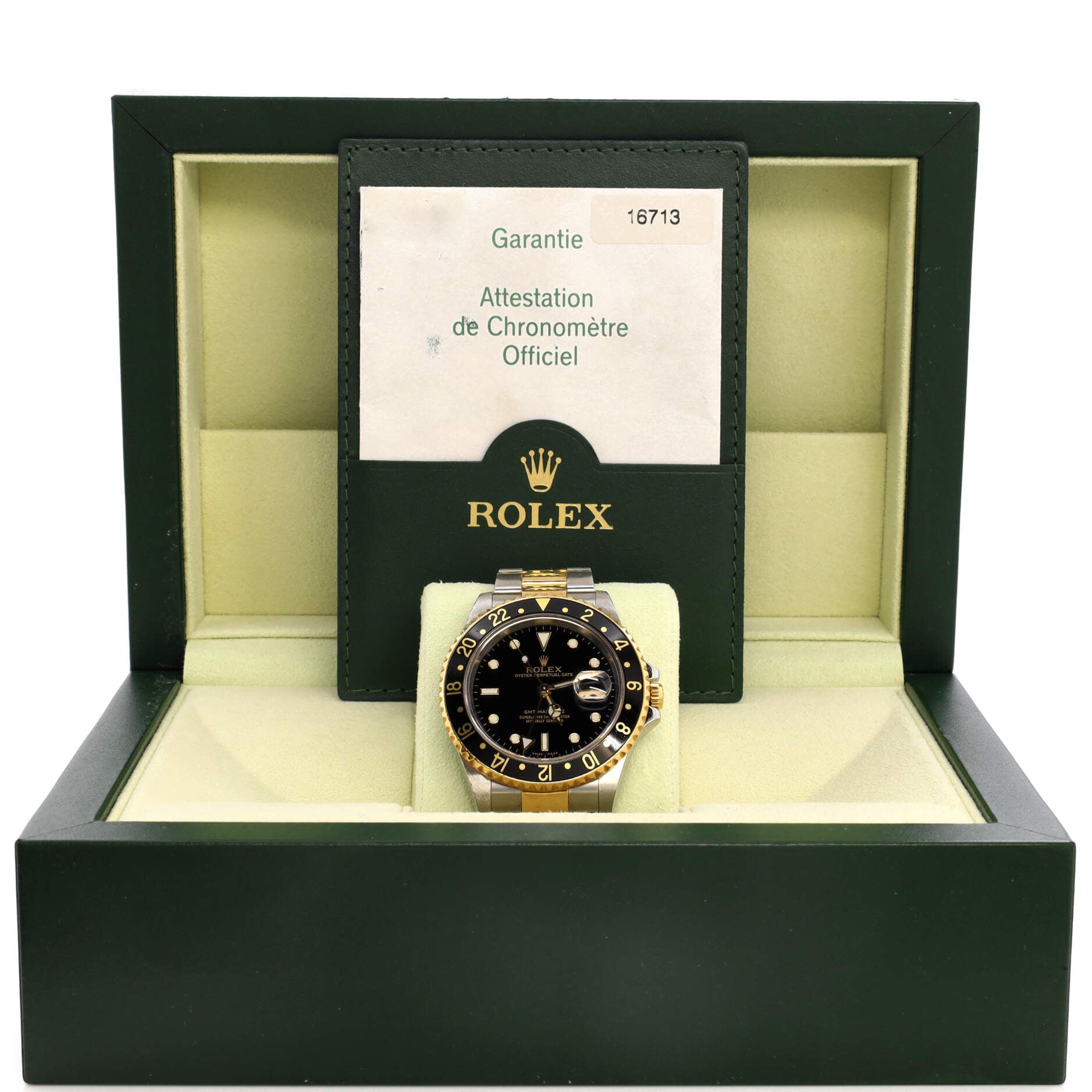 Oyster Perpetual Date GMT-Master II Automatic Watch Stainless Steel and Yellow Gold 40