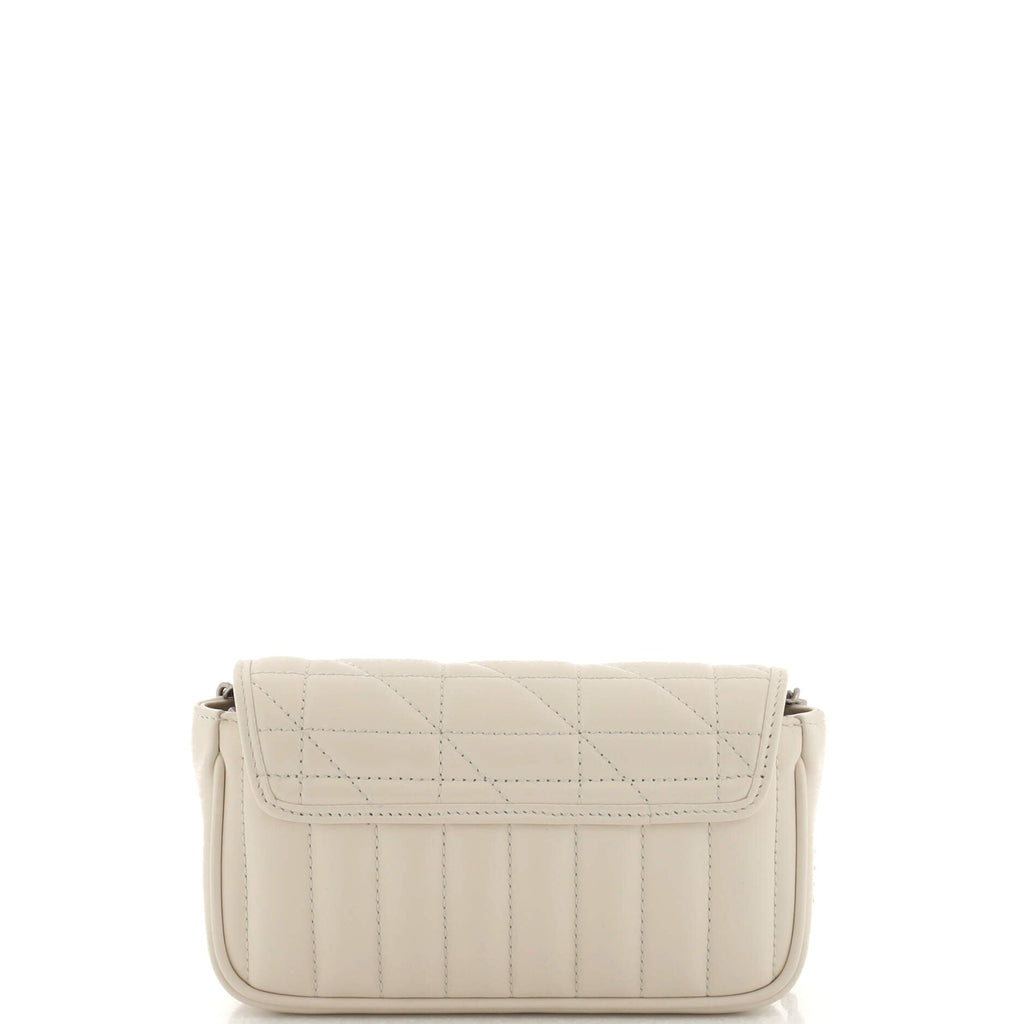 GG Marmont Flap Bag Mixed Matelasse Leather Super Mini