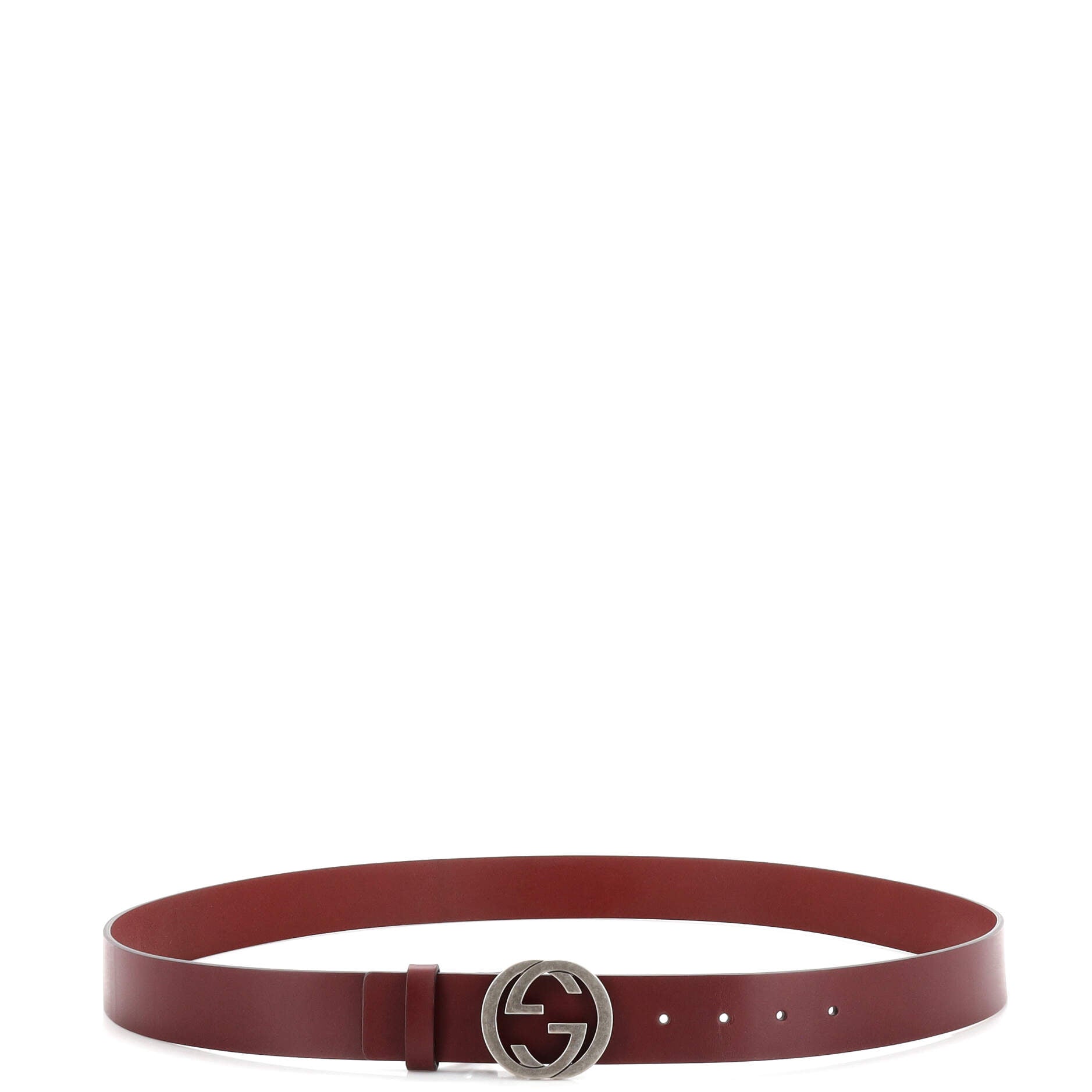 Interlocking G Belt Leather Wide 120
