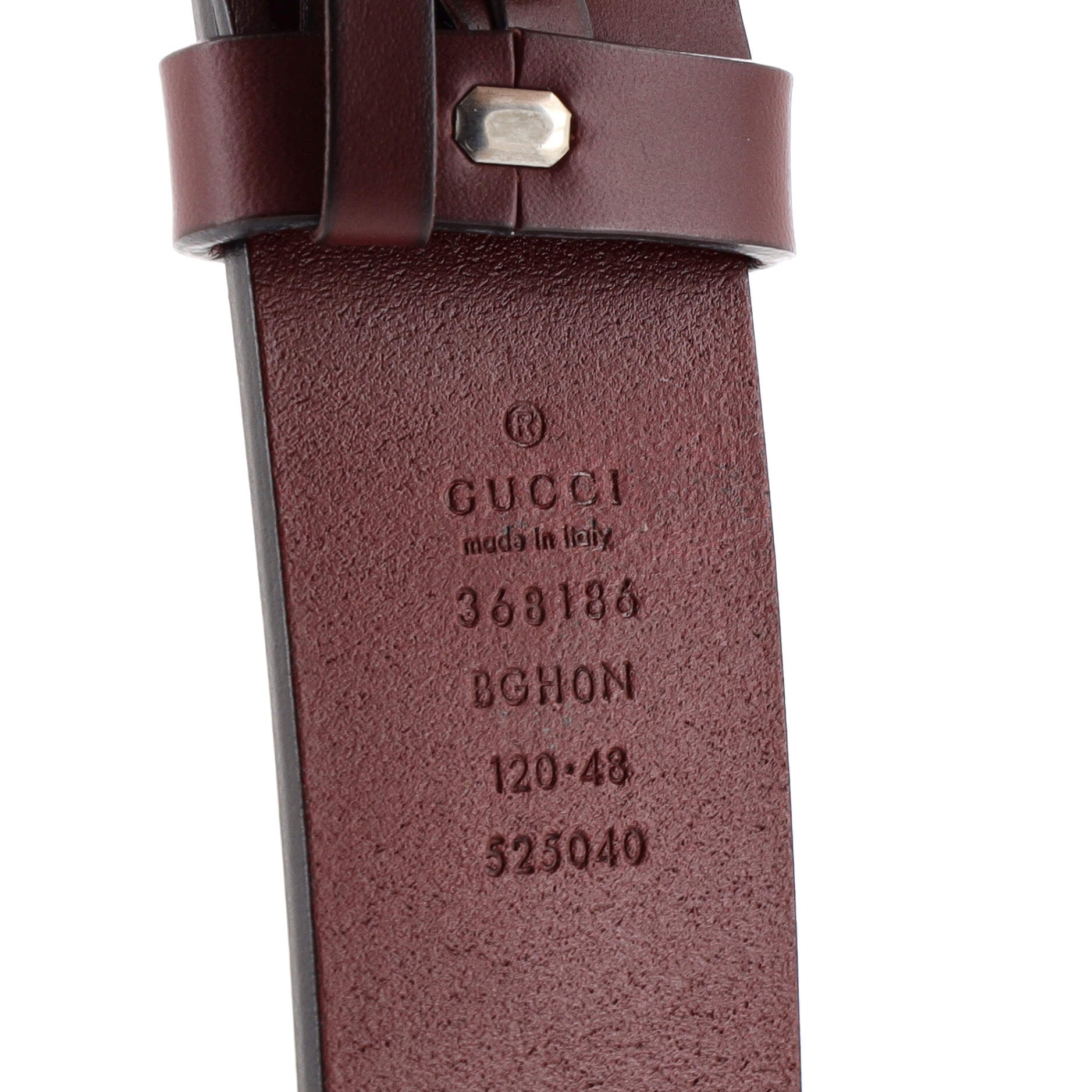 Interlocking G Belt Leather Wide 120