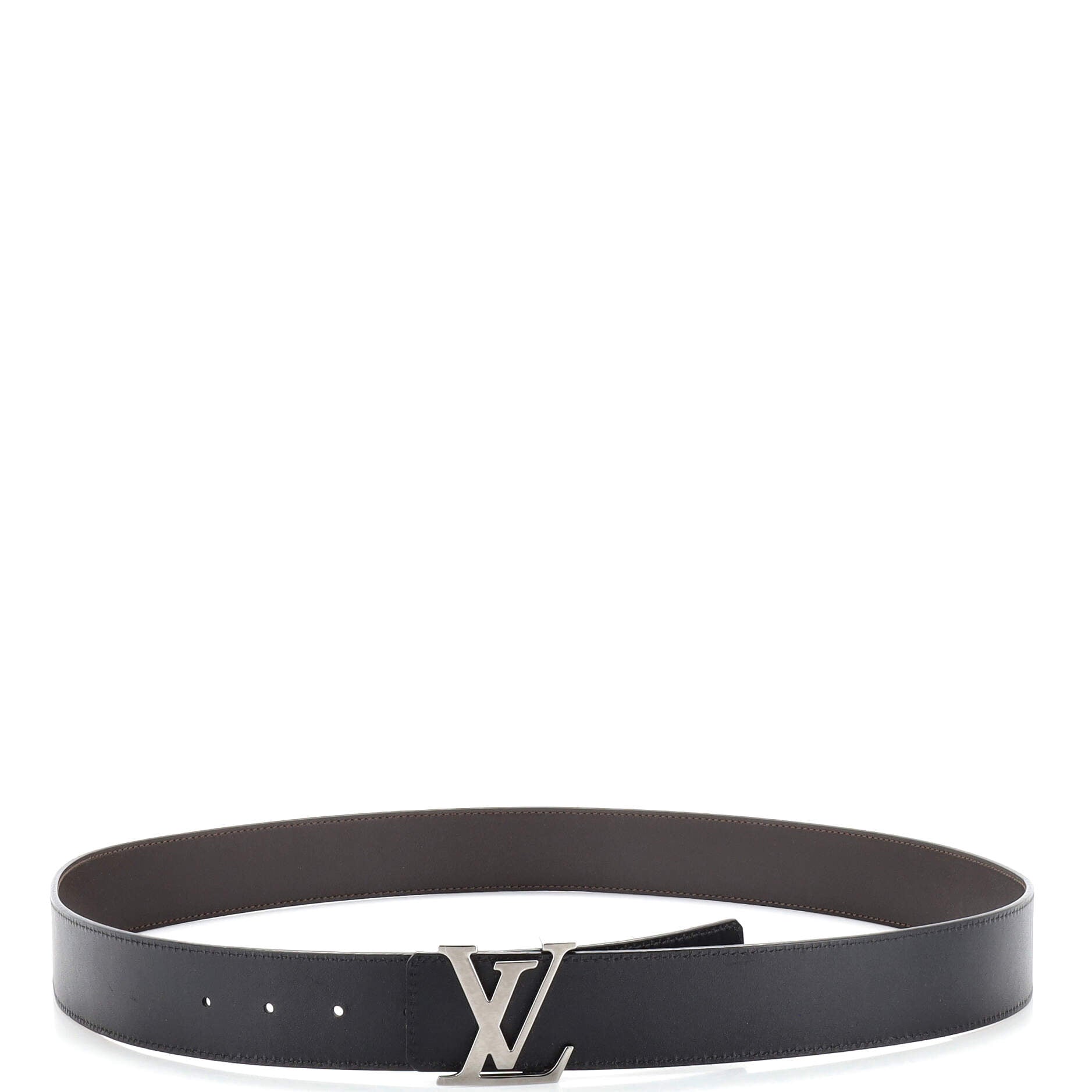 LV Initiales Belt Leather Wide 125
