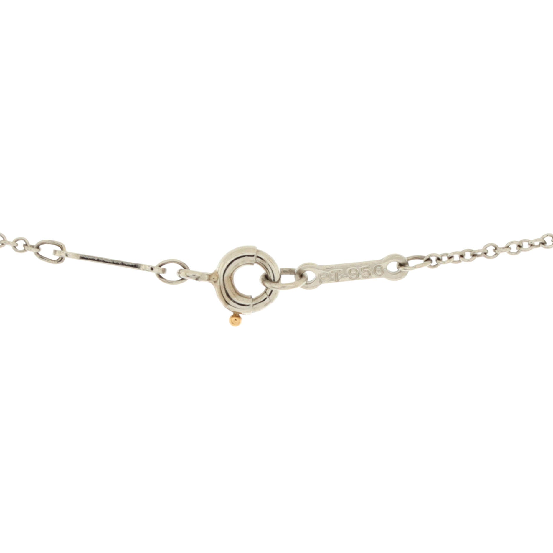 Elsa Peretti Cross Pendant Necklace Platinum and Diamonds Small