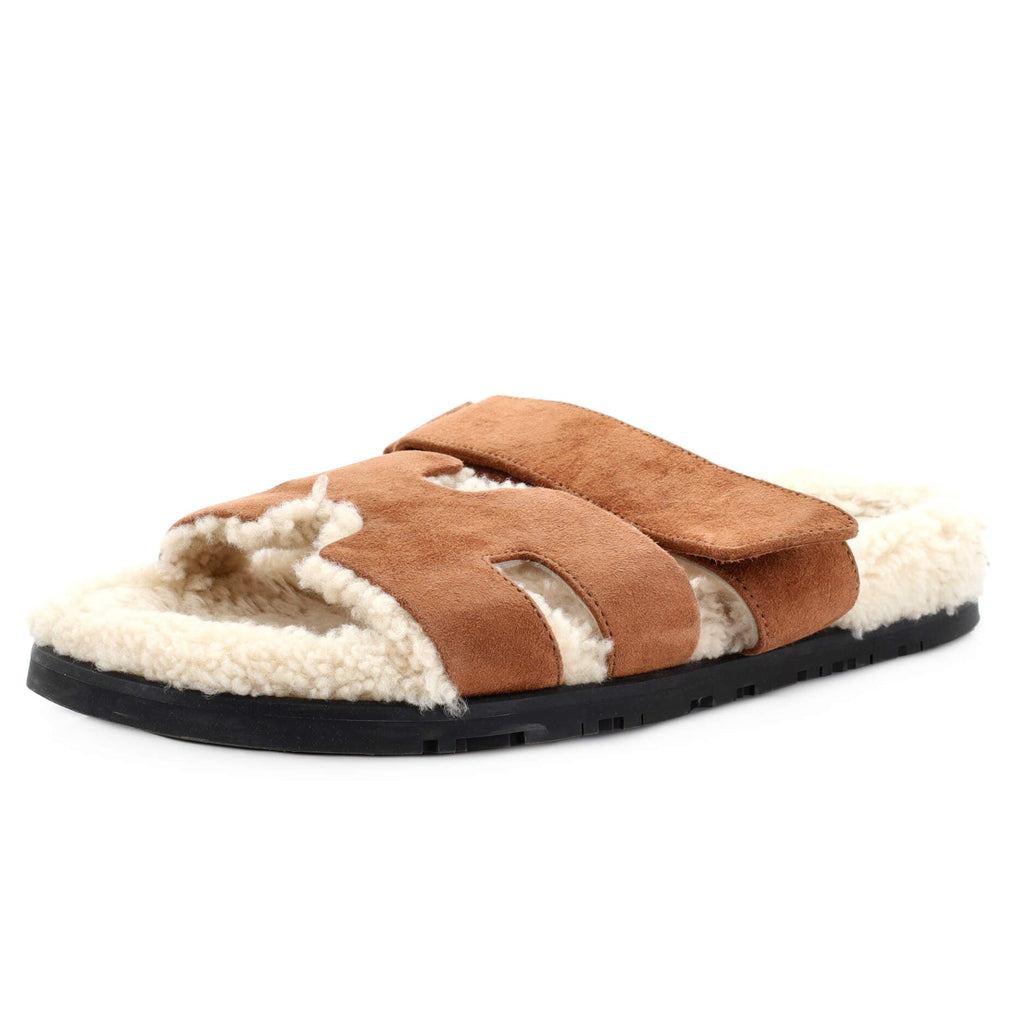 Women's Chypre Sandals Suede with Shearling