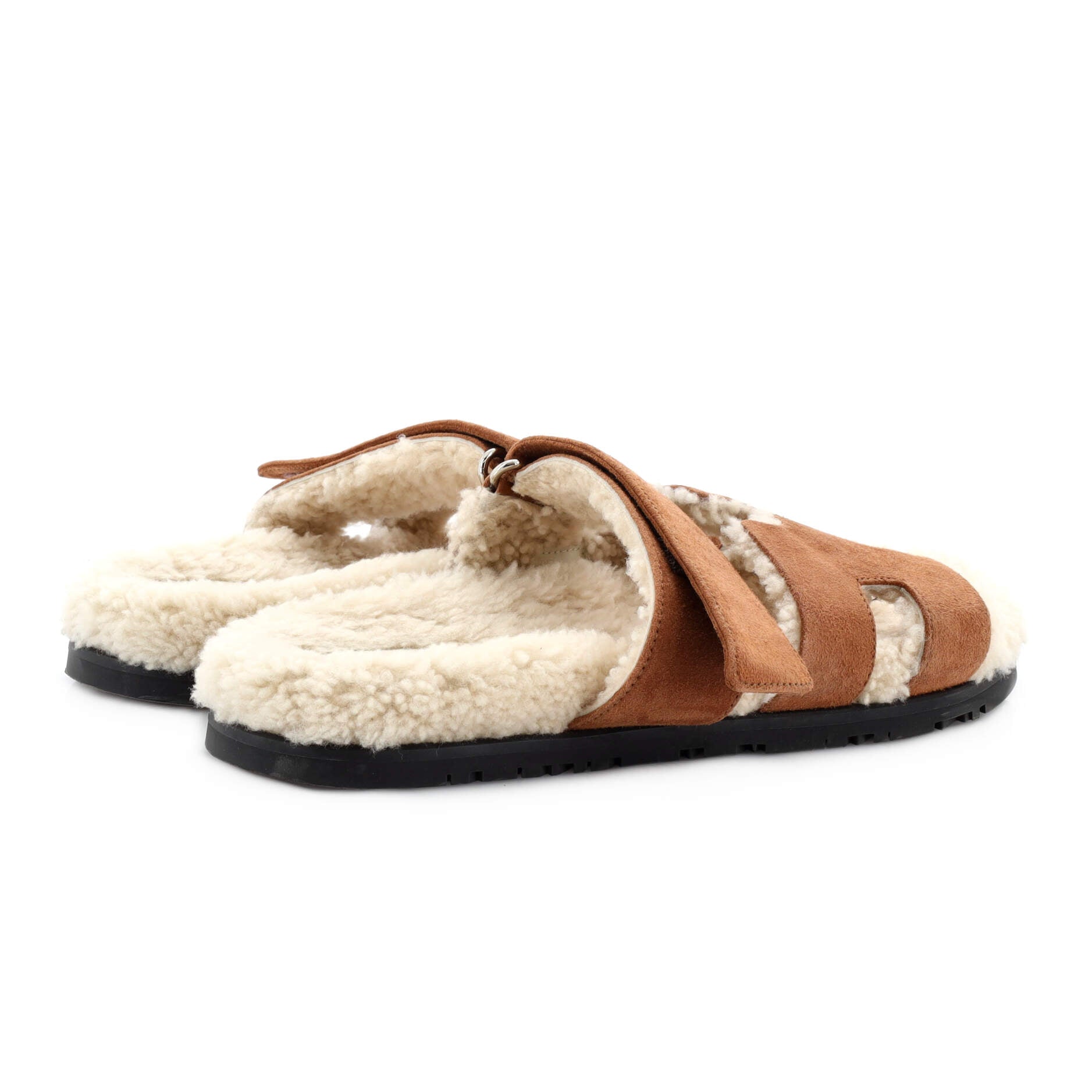 Women's Chypre Sandals Suede with Shearling