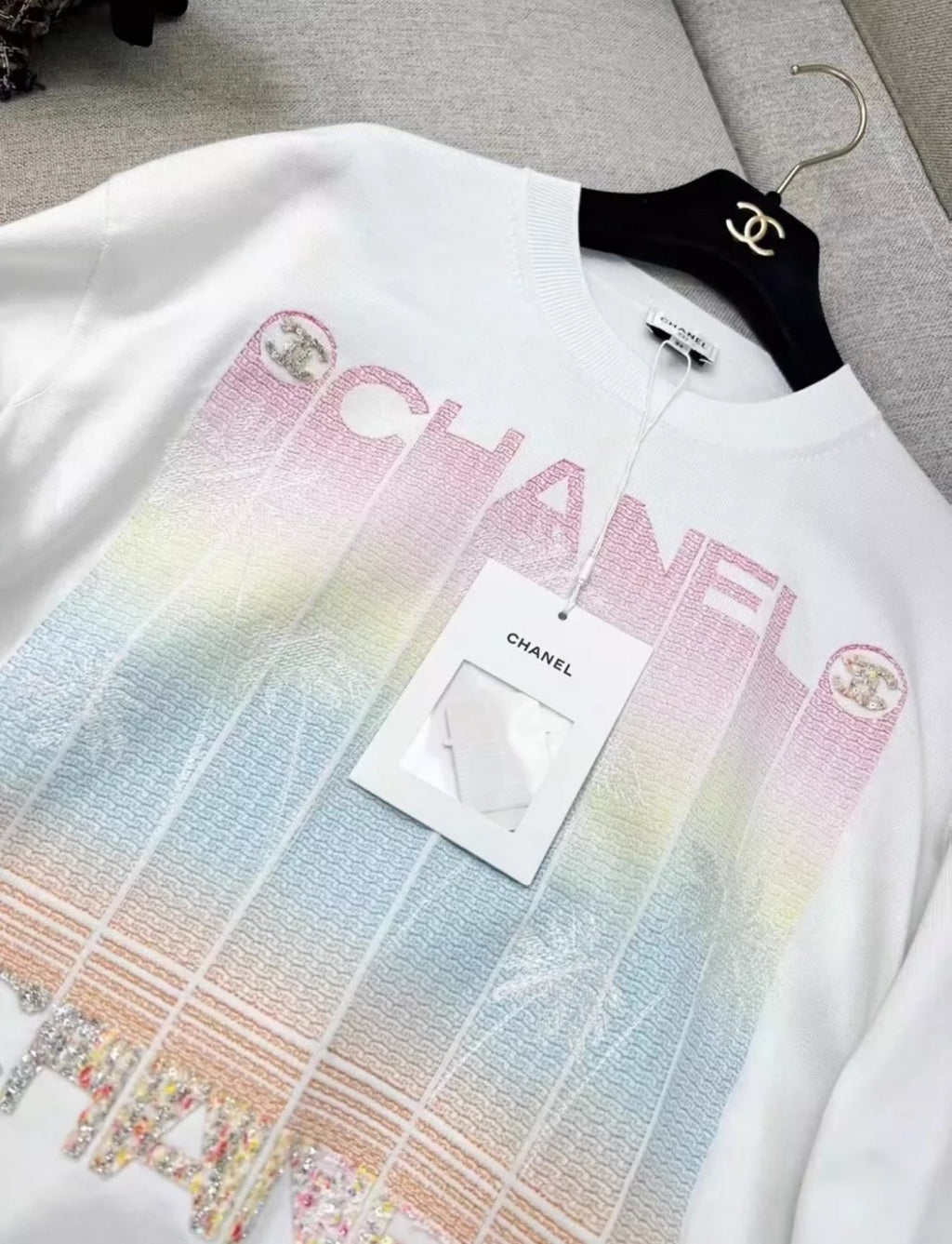 Chanel 24C White Pullover