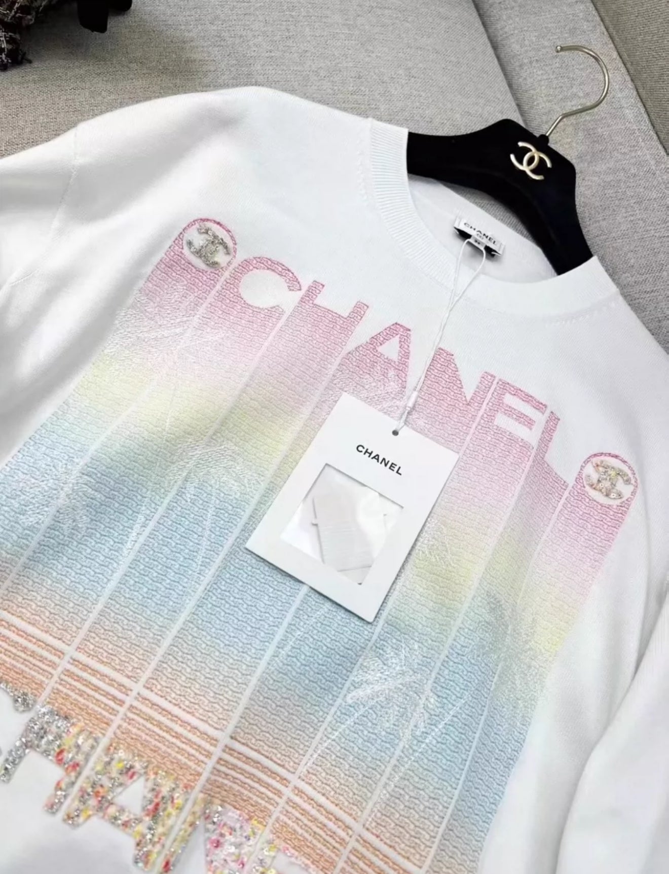 Chanel 24C White Pullover
