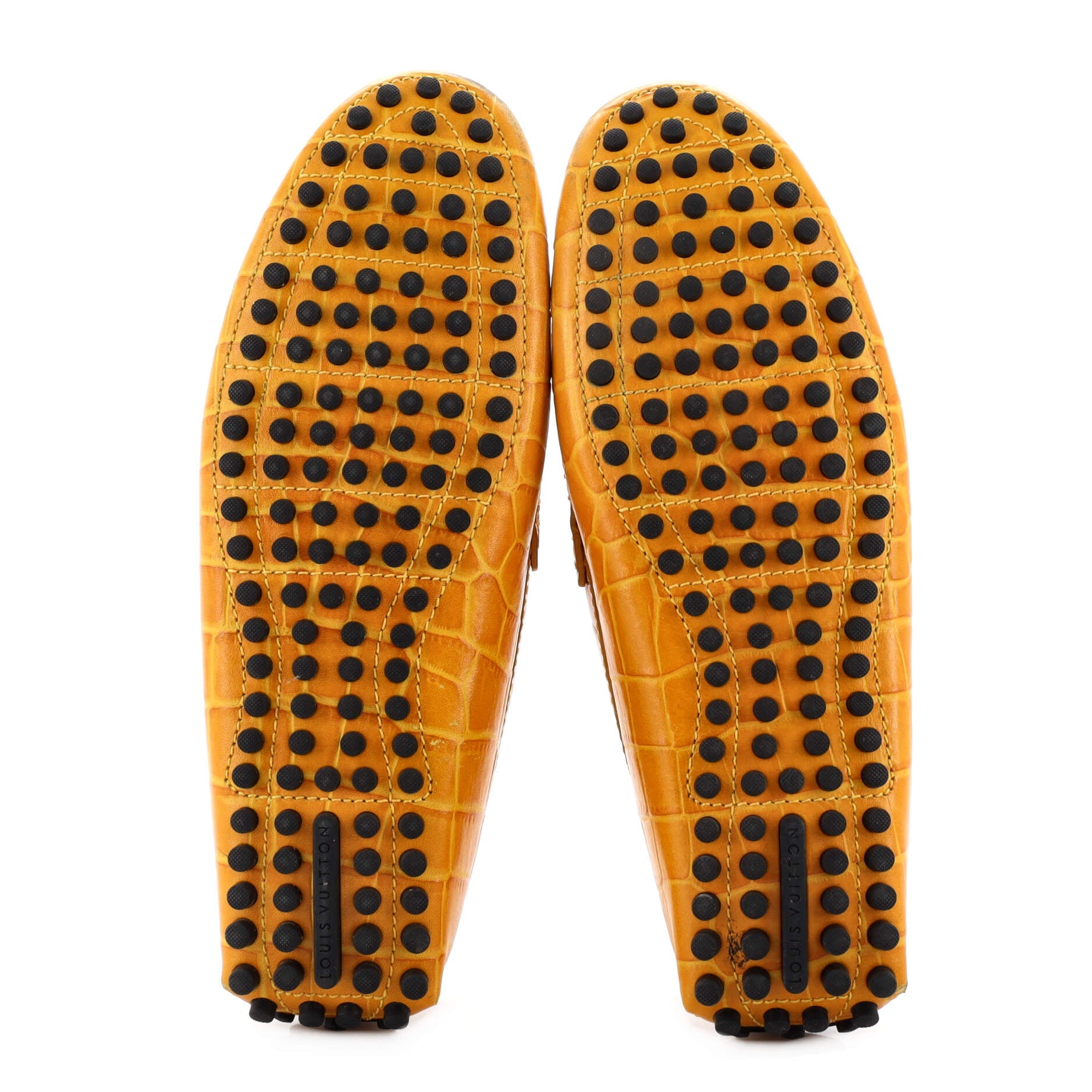 Men's Hockenheim Moccasin Loafers Crocodile Embossed Leather