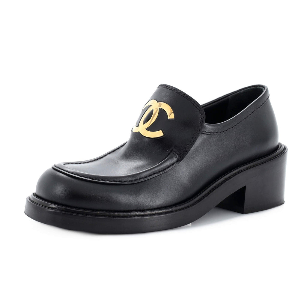 Women's CC Platform Loafers Leather