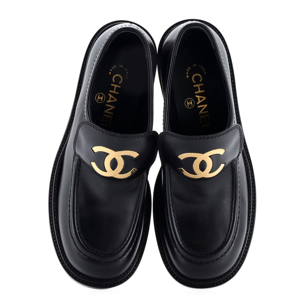 Women's CC Platform Loafers Leather