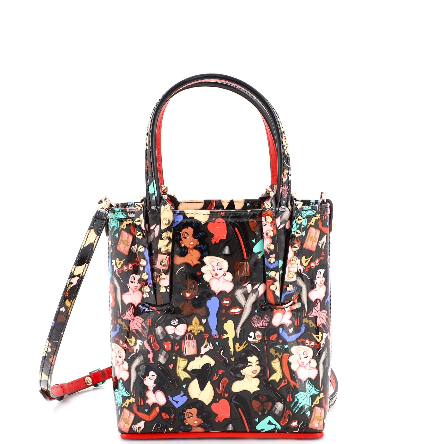 Cabata Tote Printed Patent Mini