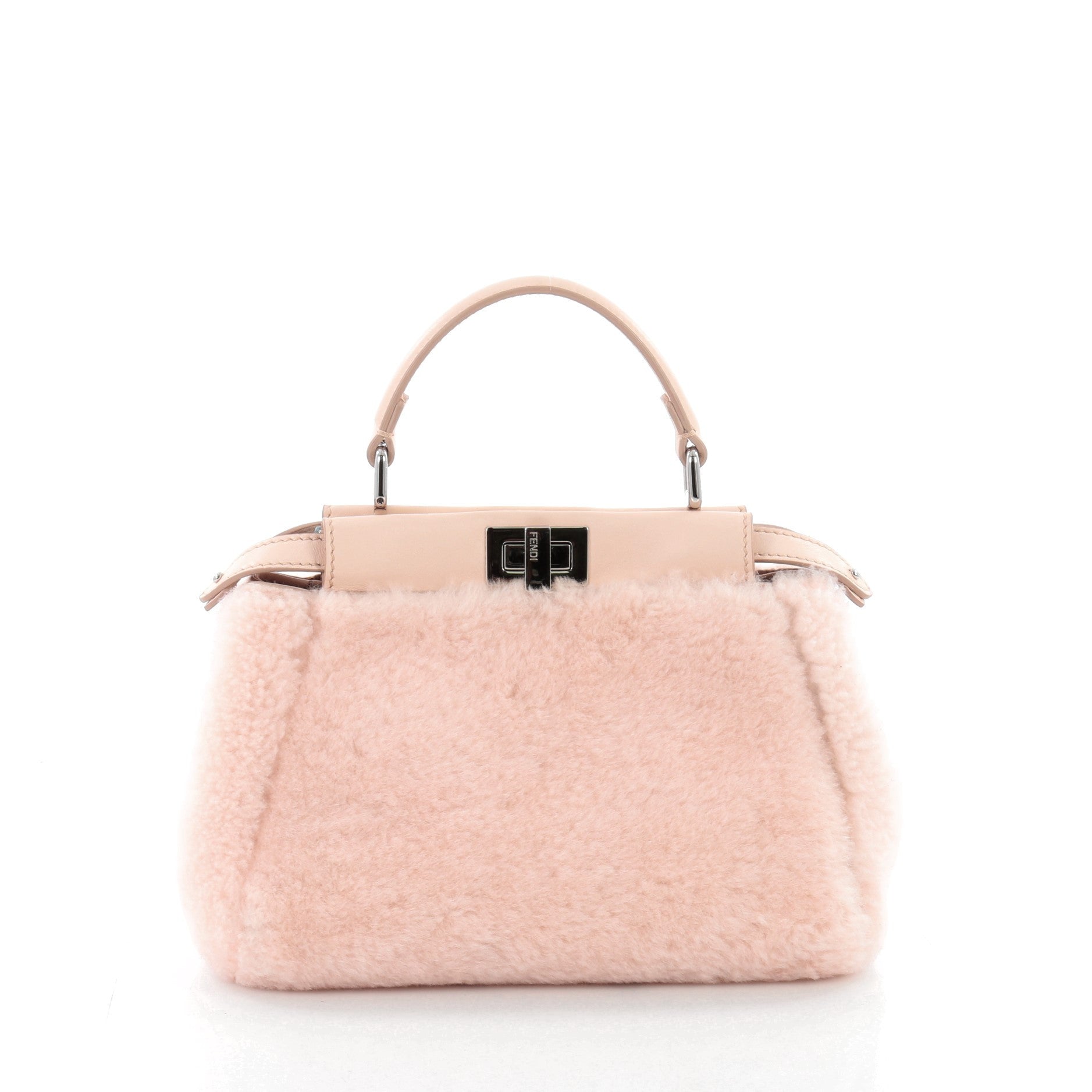 Peekaboo Handbag Shearling Mini