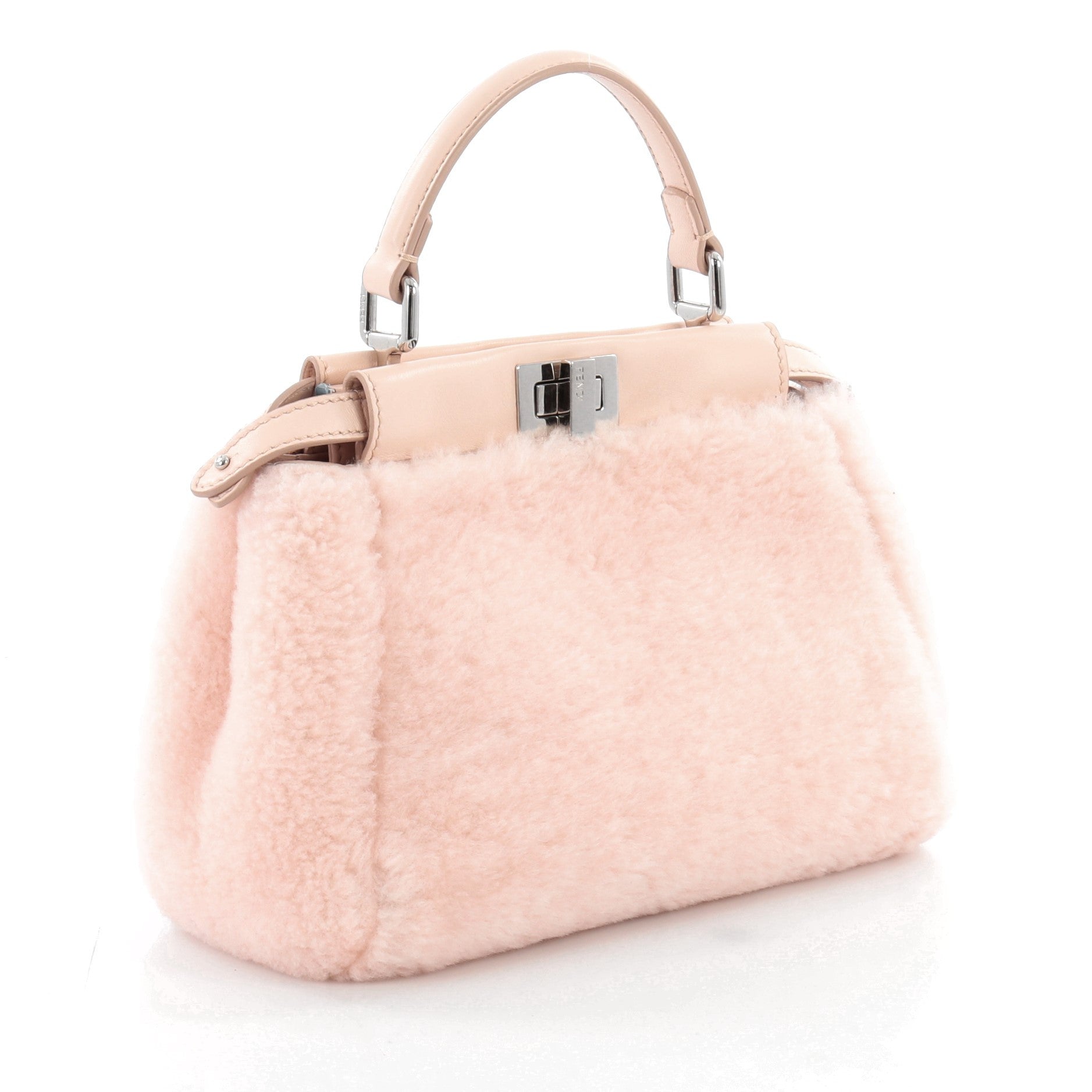 Peekaboo Handbag Shearling Mini