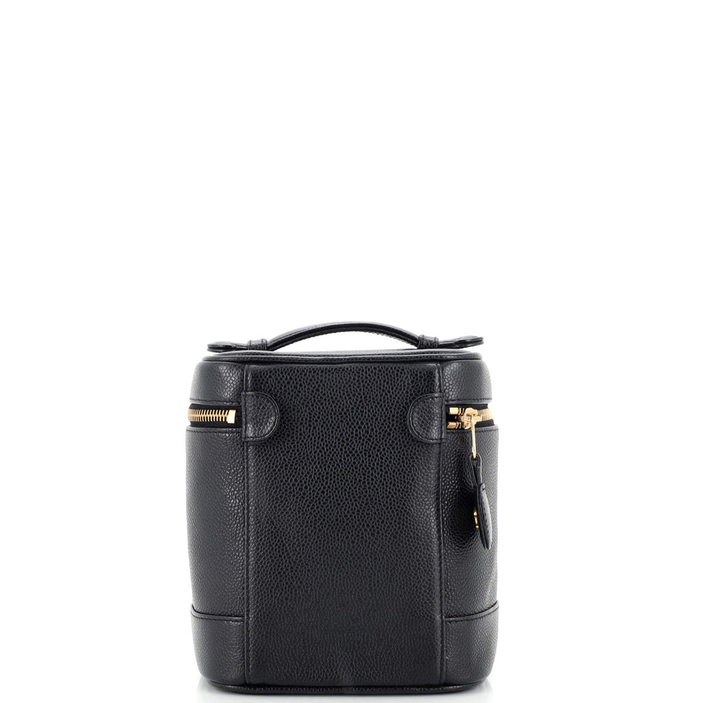 Vintage Timeless Cosmetic Case Caviar Tall