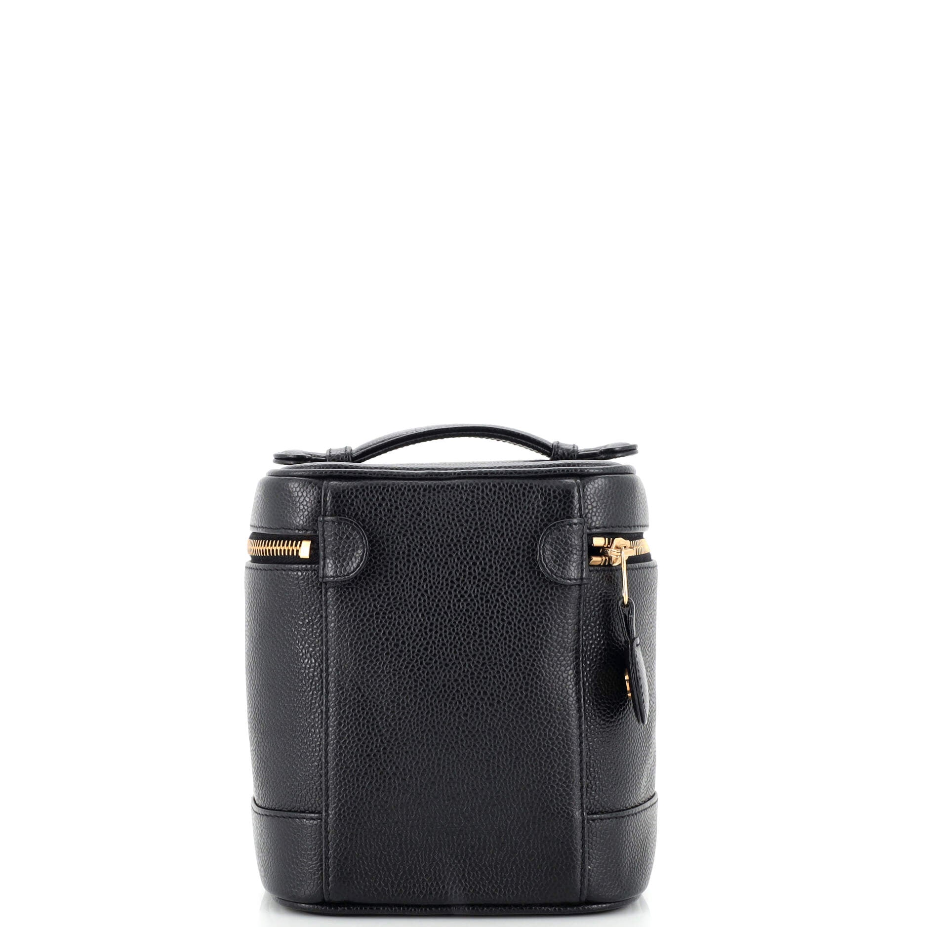 Vintage Timeless Cosmetic Case Caviar Tall