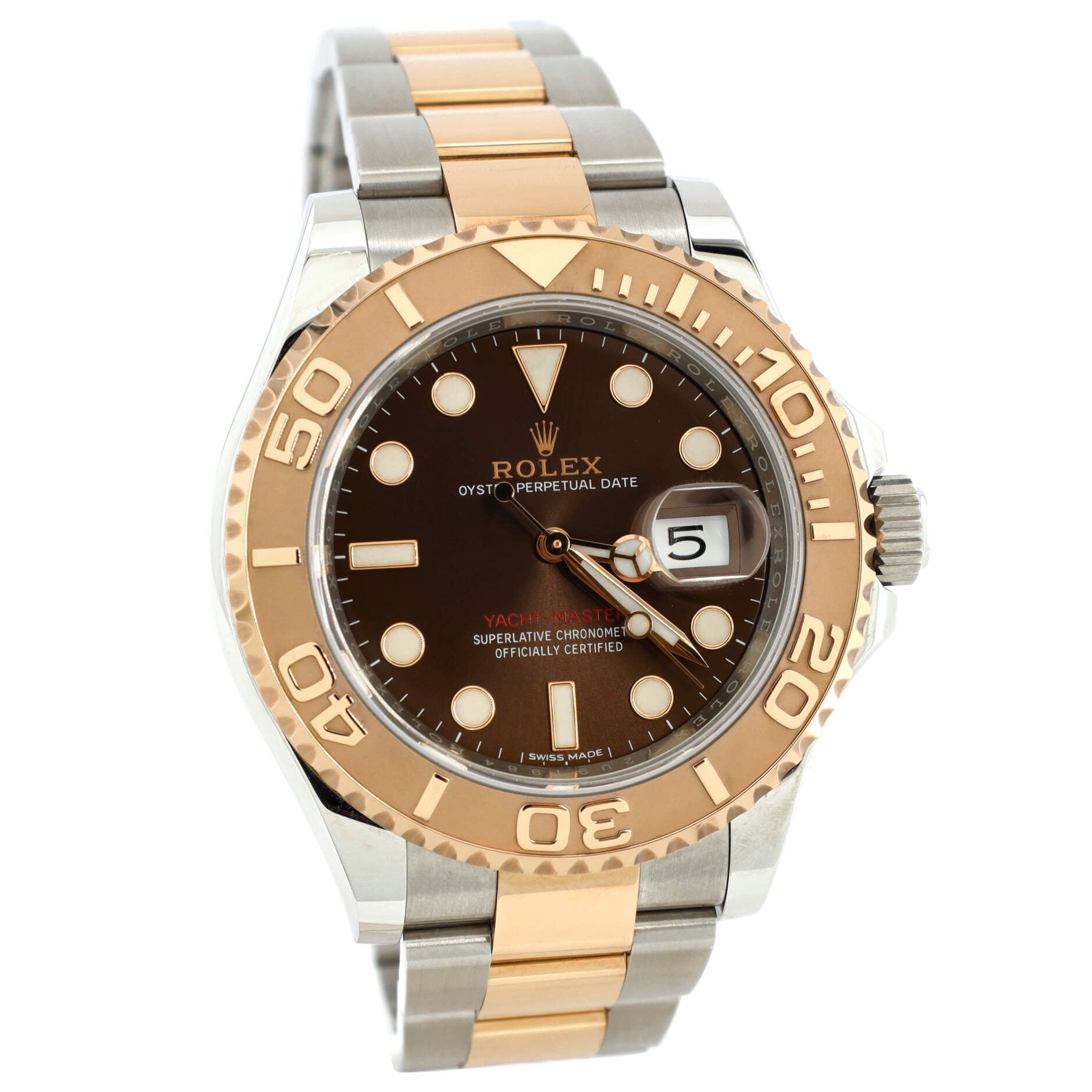 Oyster Perpetual Yacht-Master Automatic Watch Stainless Steel and Rose Gold 40