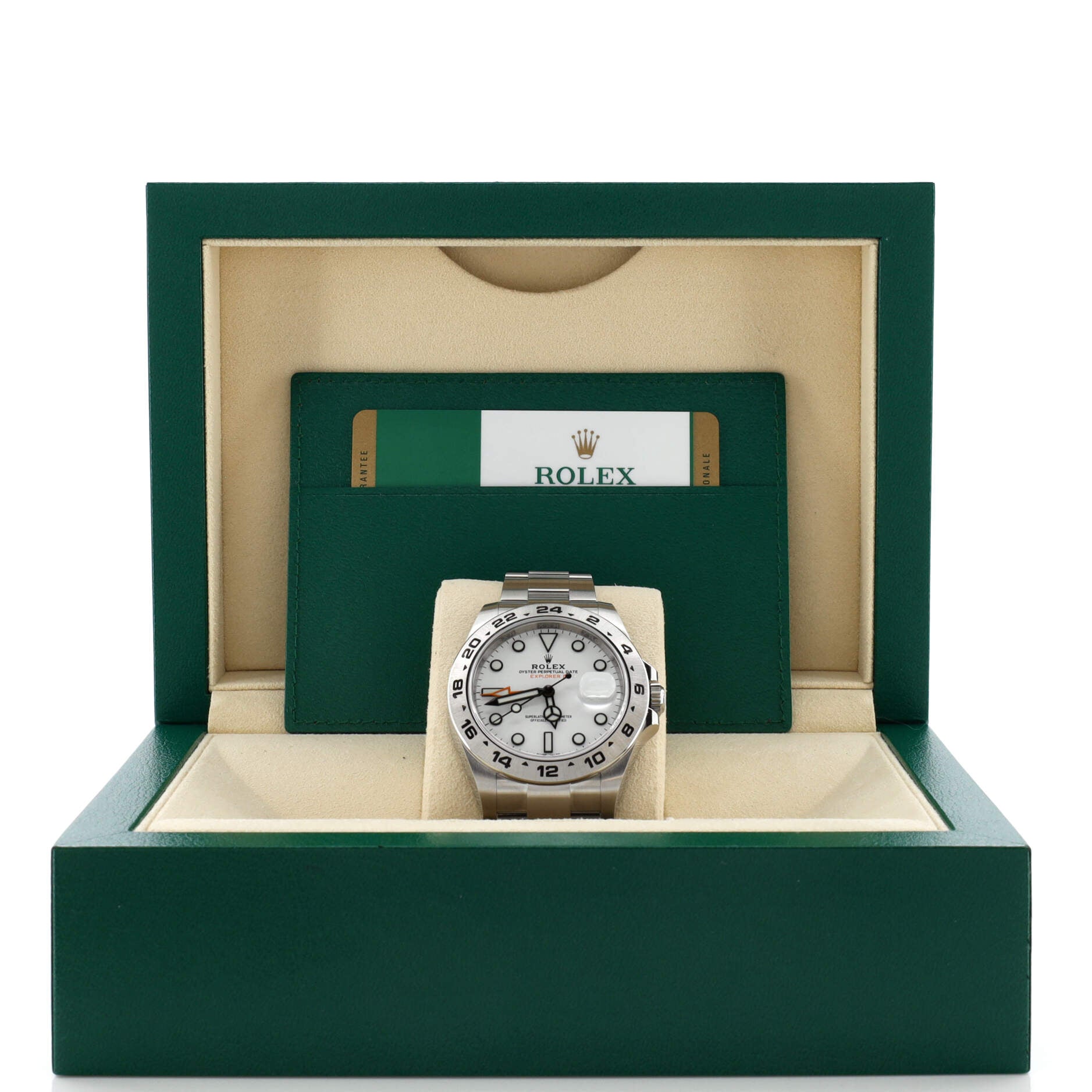 Oyster Perpetual Explorer II Automatic Watch Stainless Steel 42