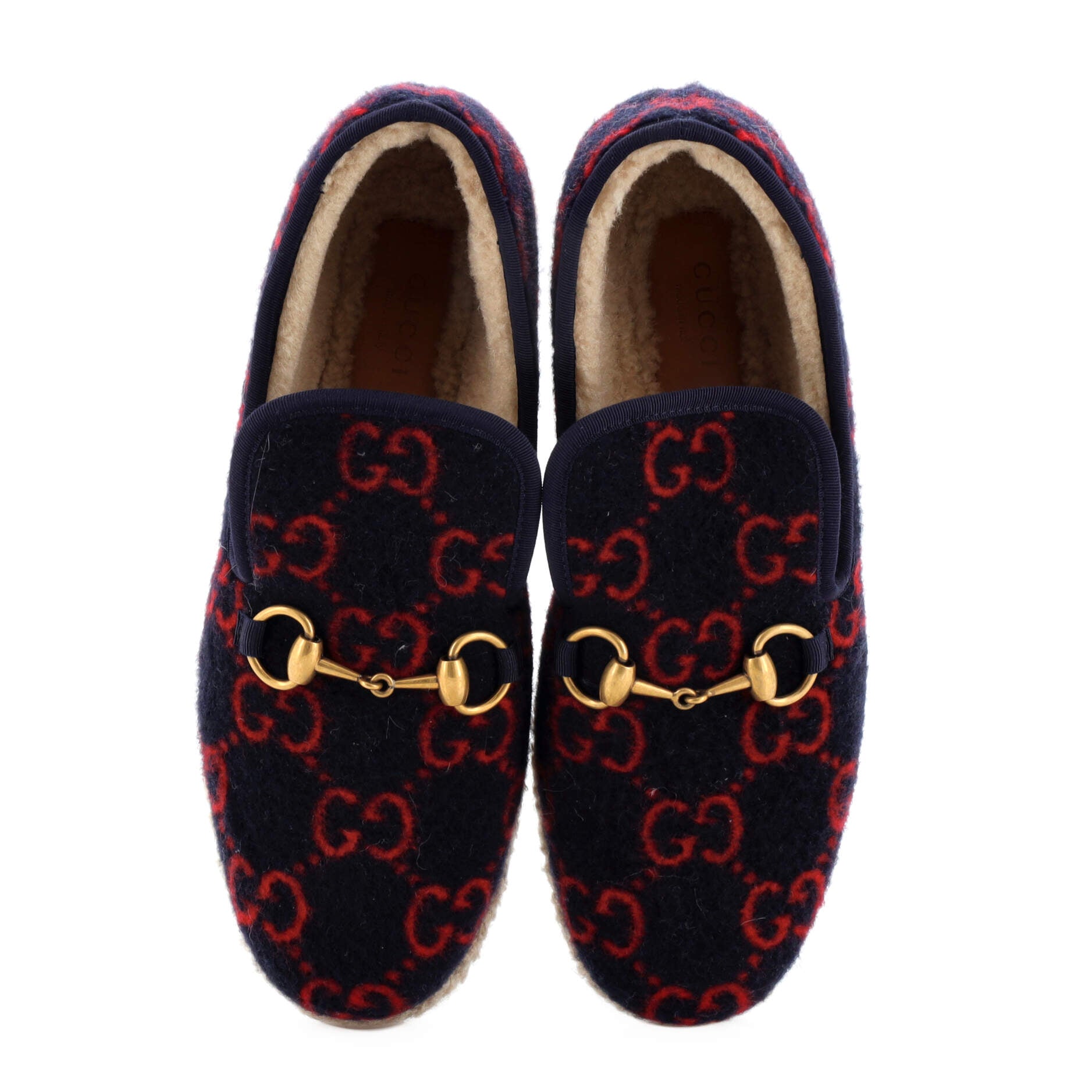 Women's Fria Horsebit Loafers GG Wool