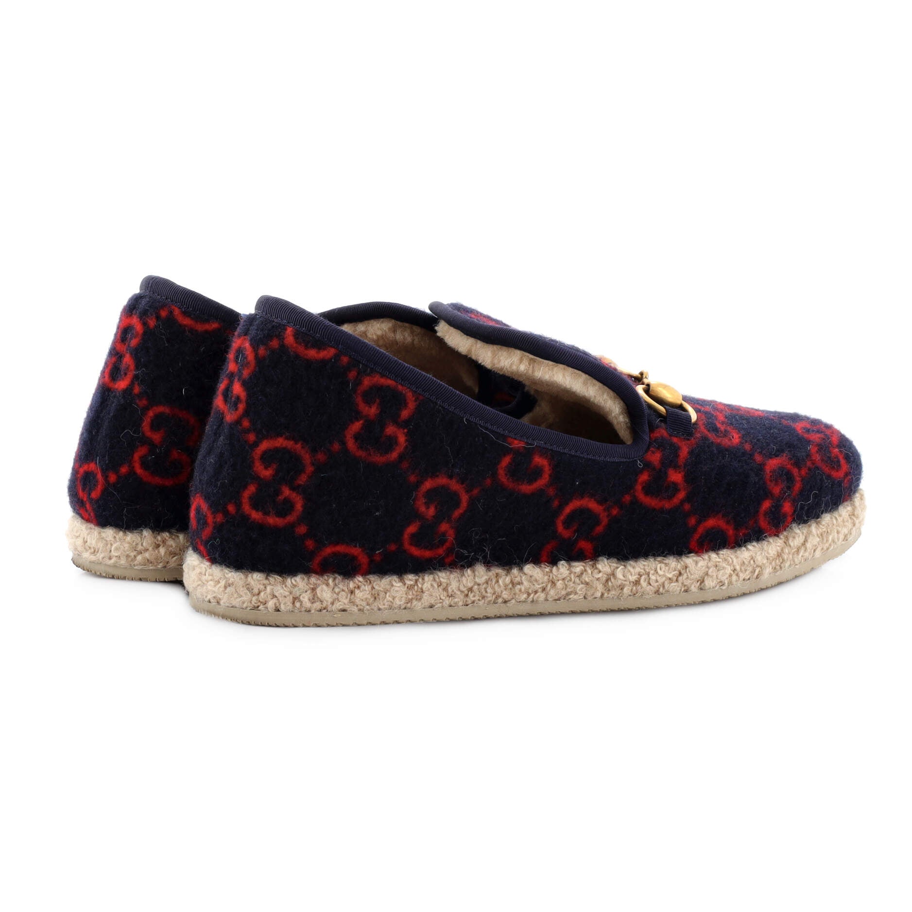 Women's Fria Horsebit Loafers GG Wool