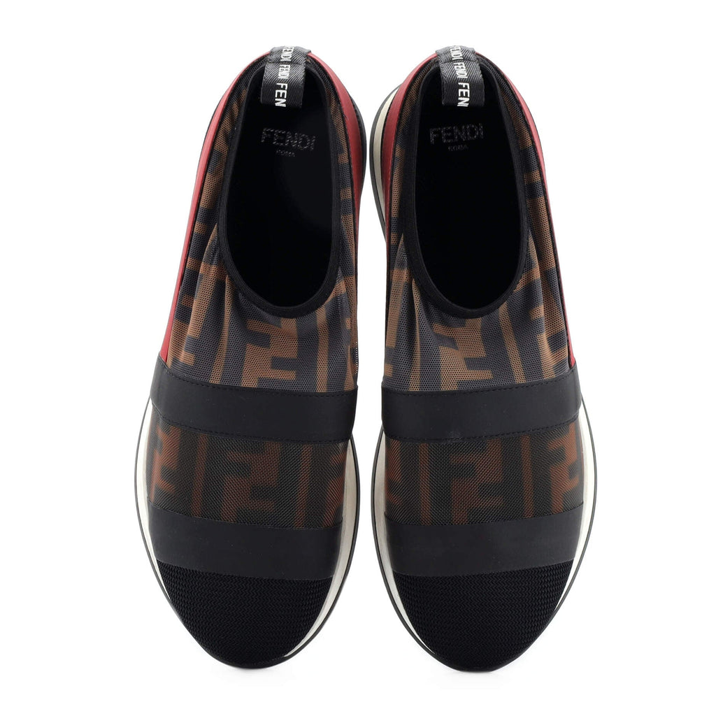 Women's Slip On Sneakers FF Technical Mesh and Fabric