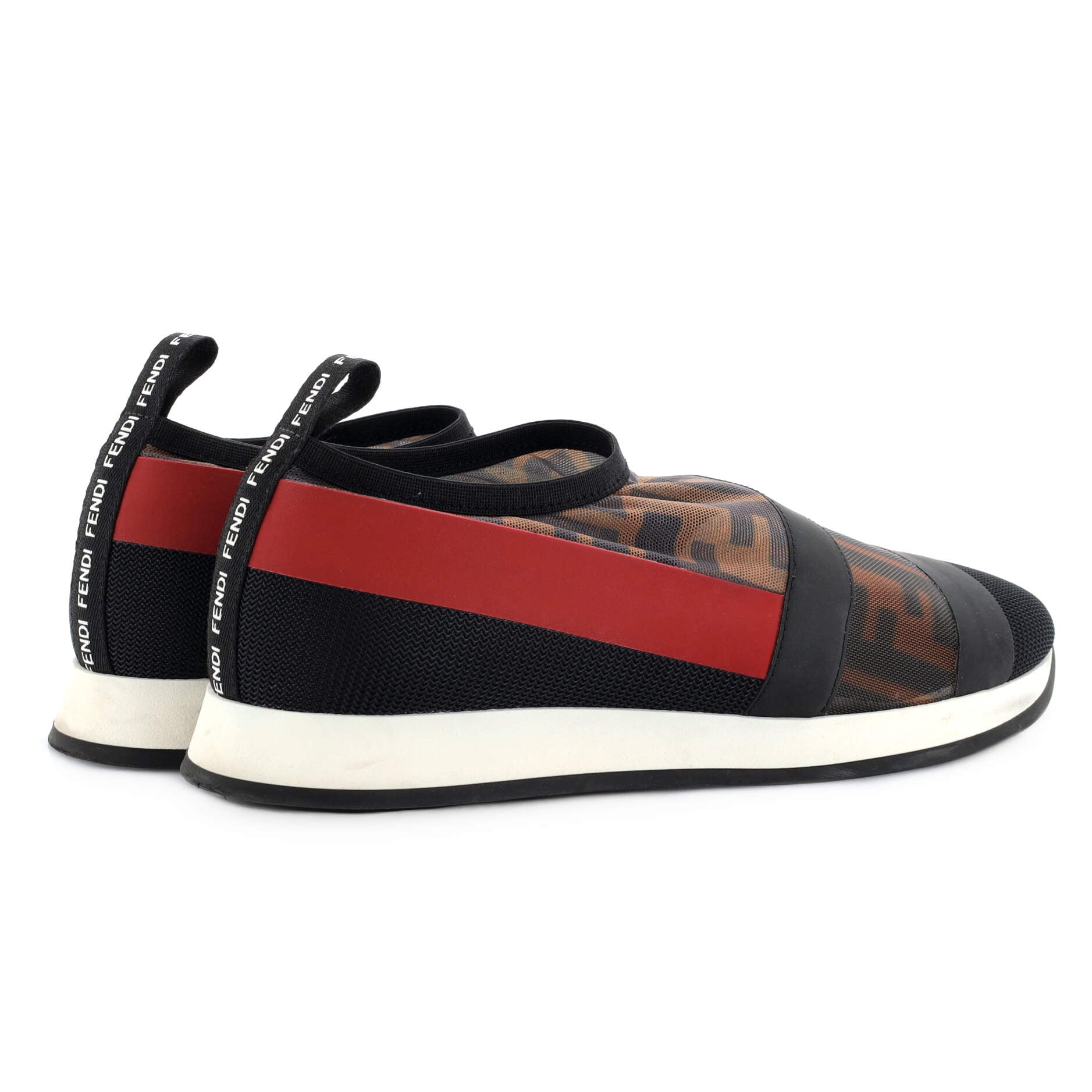 Women's Slip On Sneakers FF Technical Mesh and Fabric