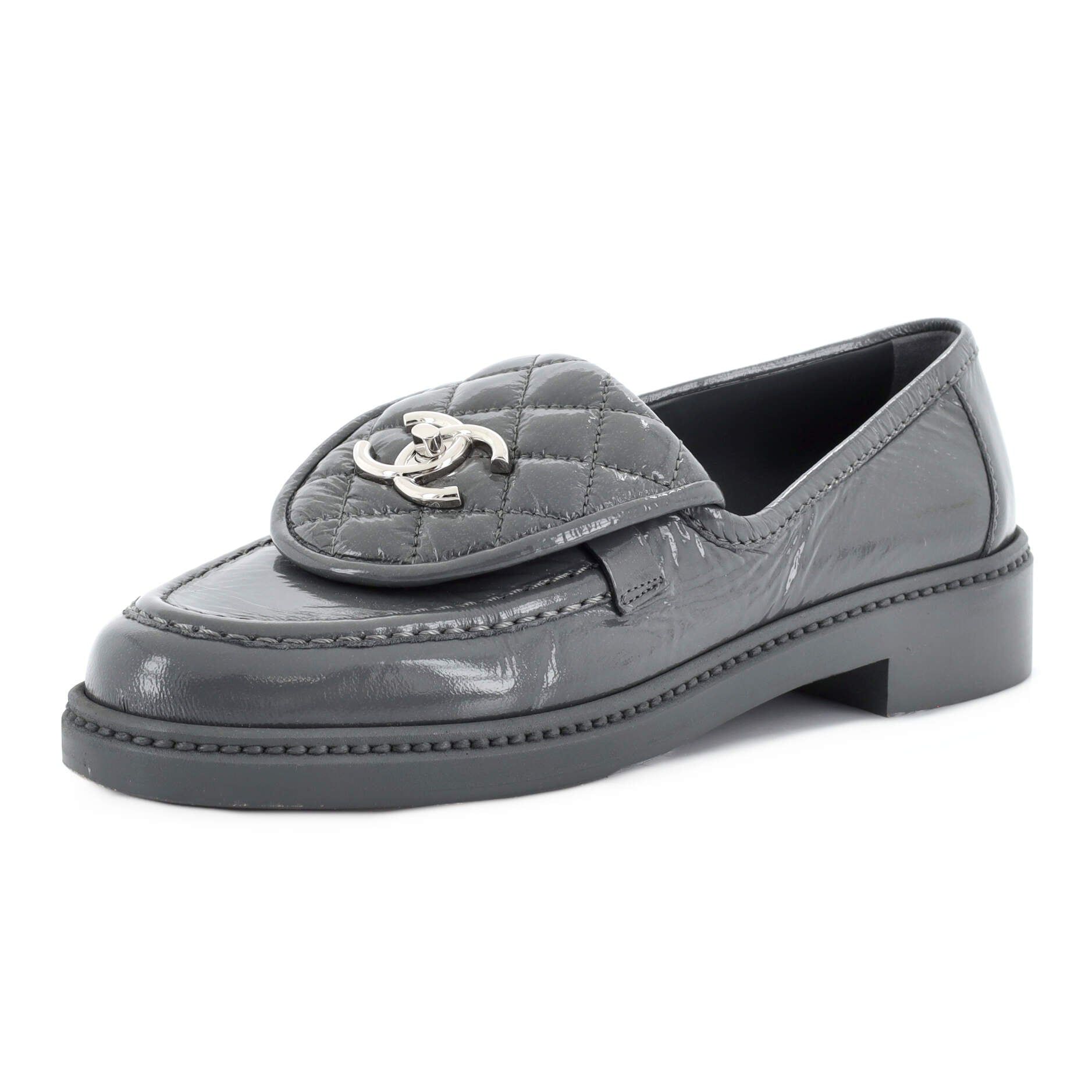 Women's CC Loafers Quilted Patent