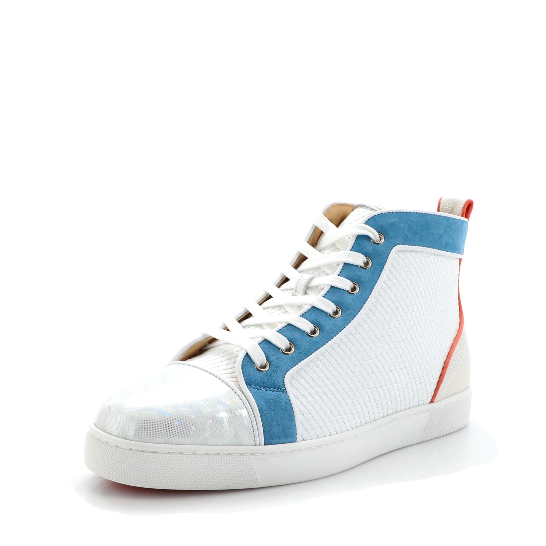 Men's Louis Orlato Flat High-Top Sneakers Leather