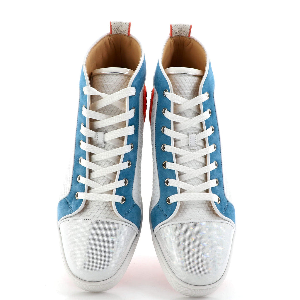 Men's Louis Orlato Flat High-Top Sneakers Leather