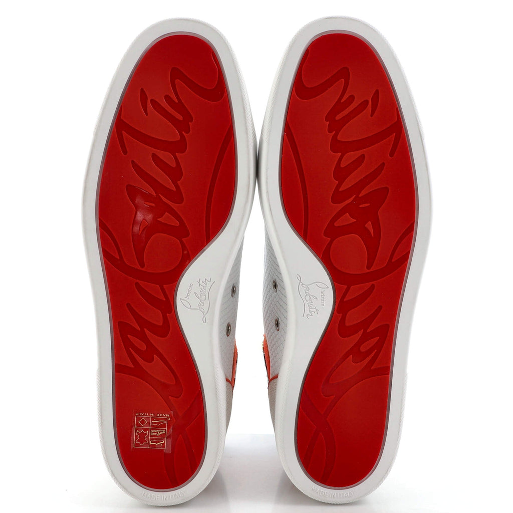 Men's Louis Orlato Flat High-Top Sneakers Leather