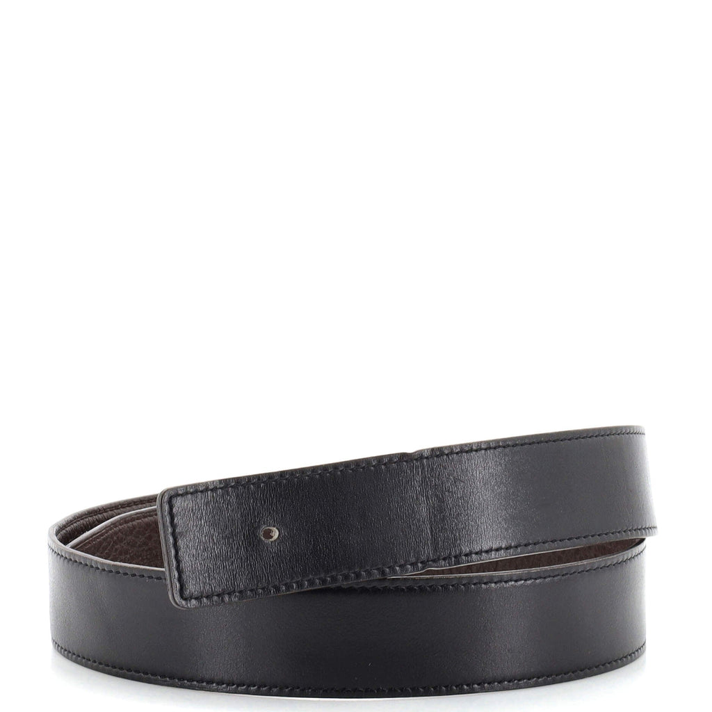 Reversible Belt Strap Leather Medium 80
