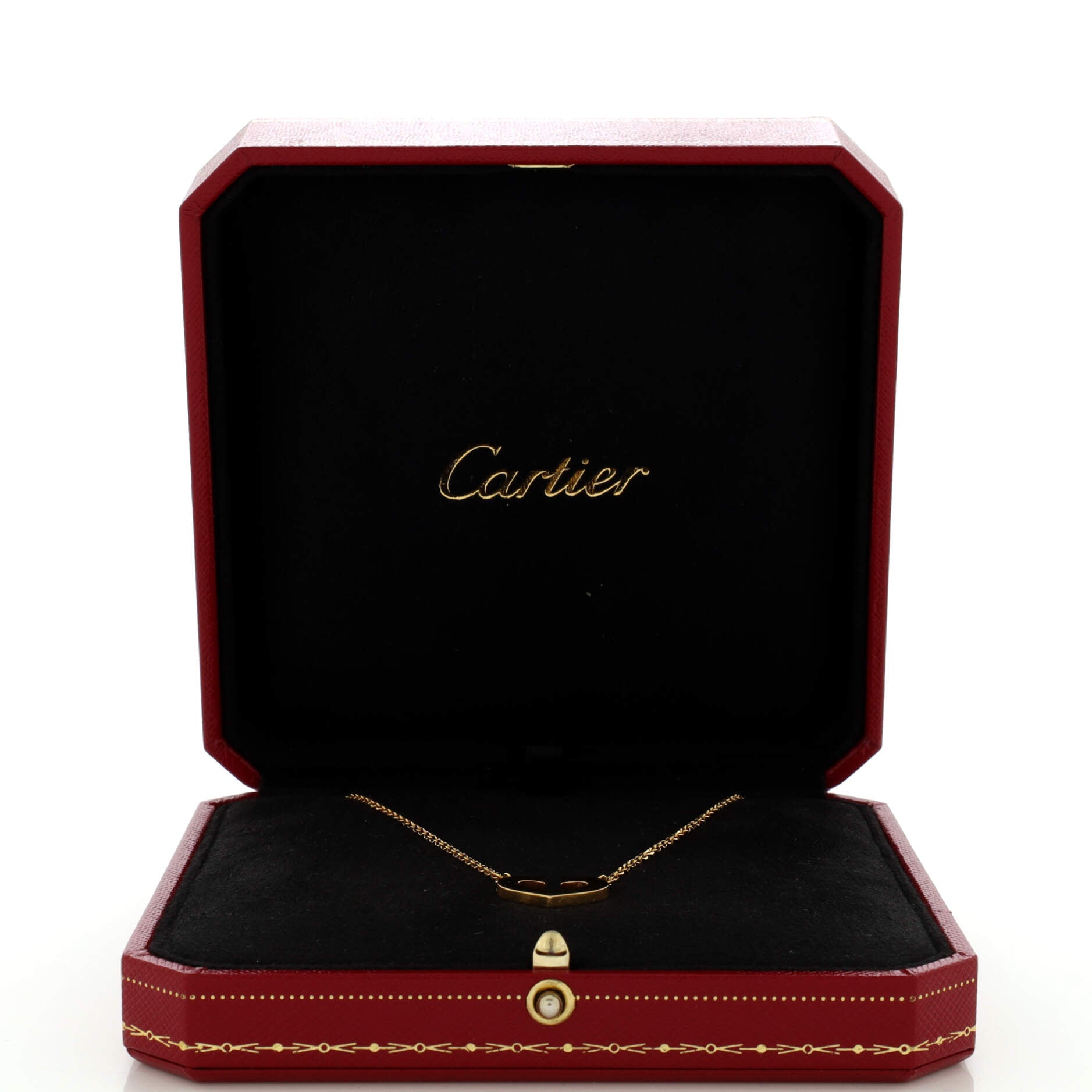 C Heart de Cartier Pendant Necklace 18K Yellow Gold