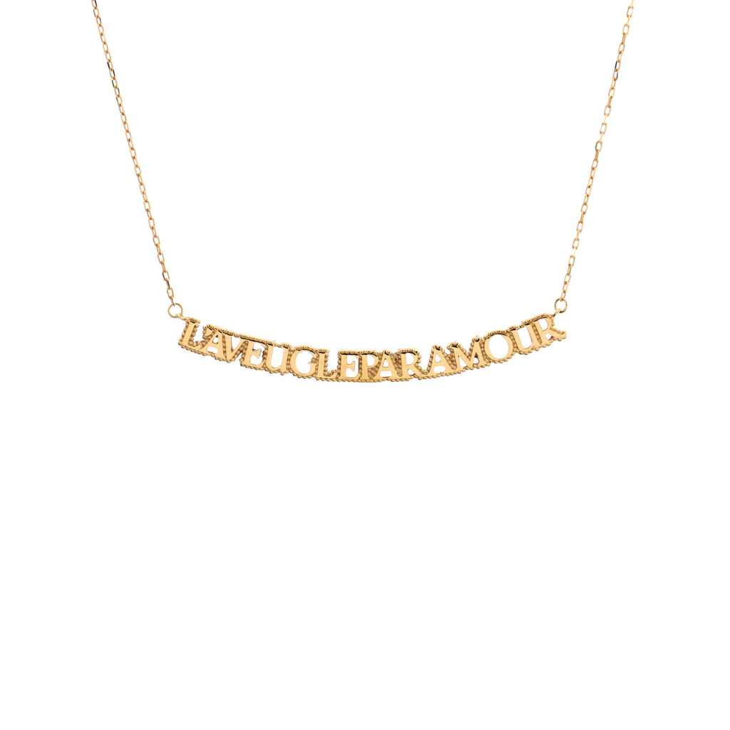 L'Aveugle Par Amour Necklace 18K Yellow Gold