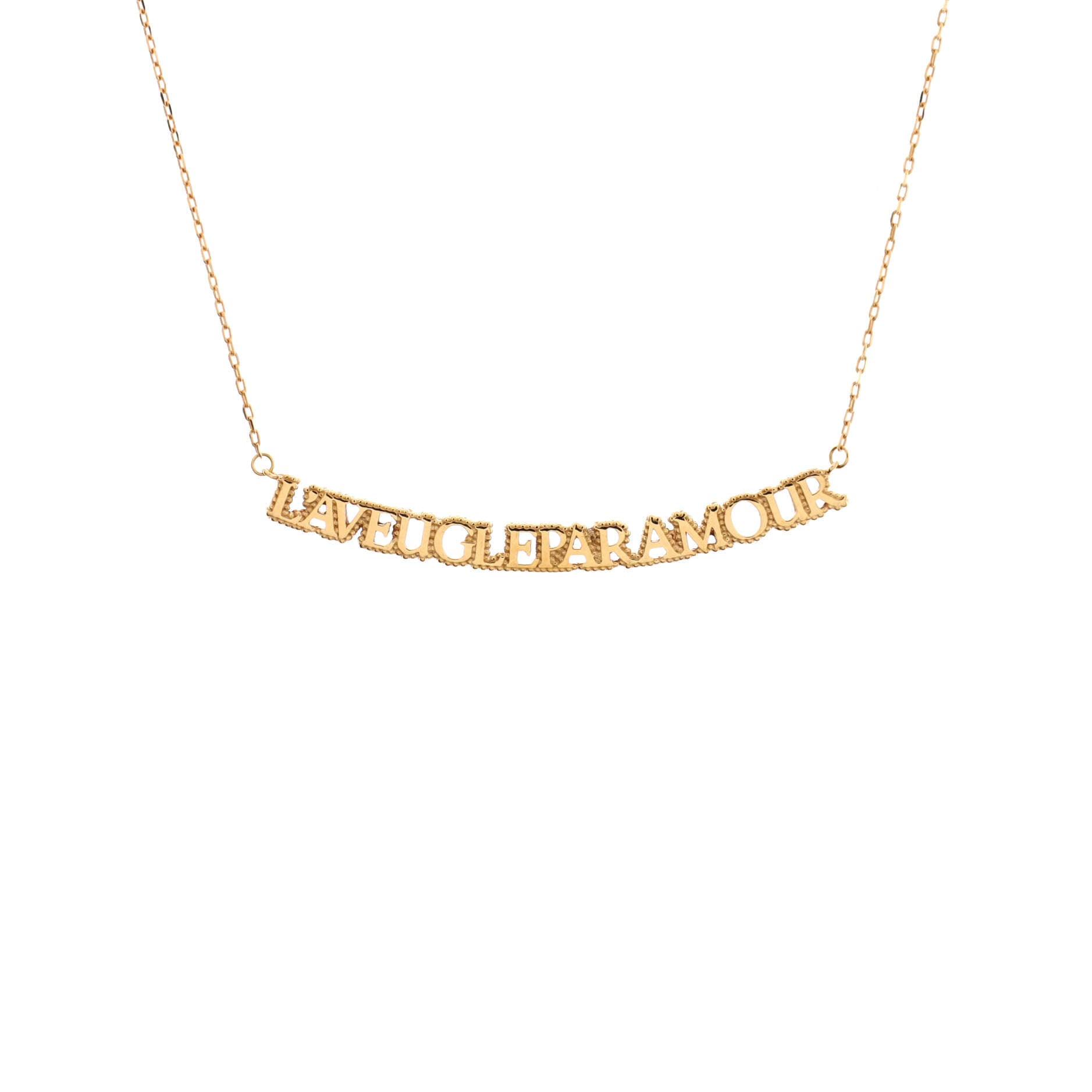 L'Aveugle Par Amour Necklace 18K Yellow Gold