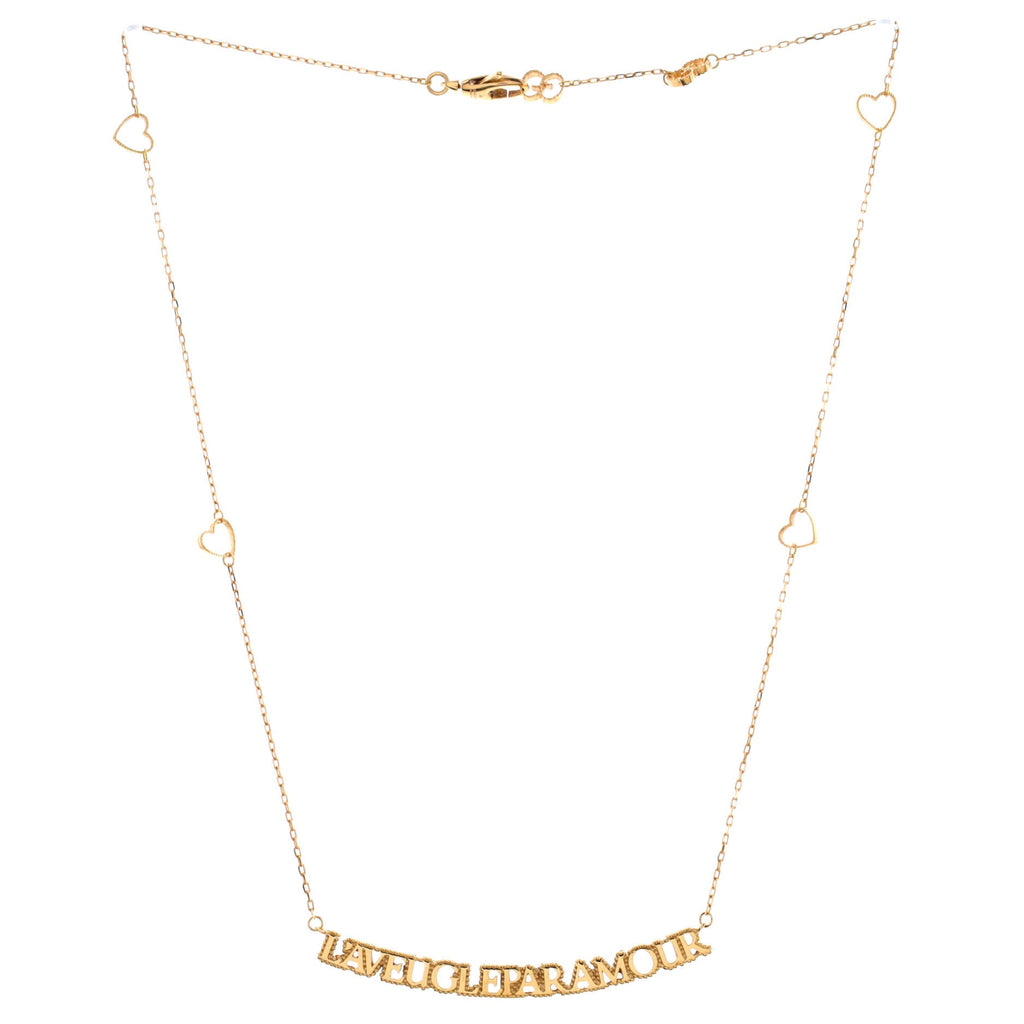L'Aveugle Par Amour Necklace 18K Yellow Gold