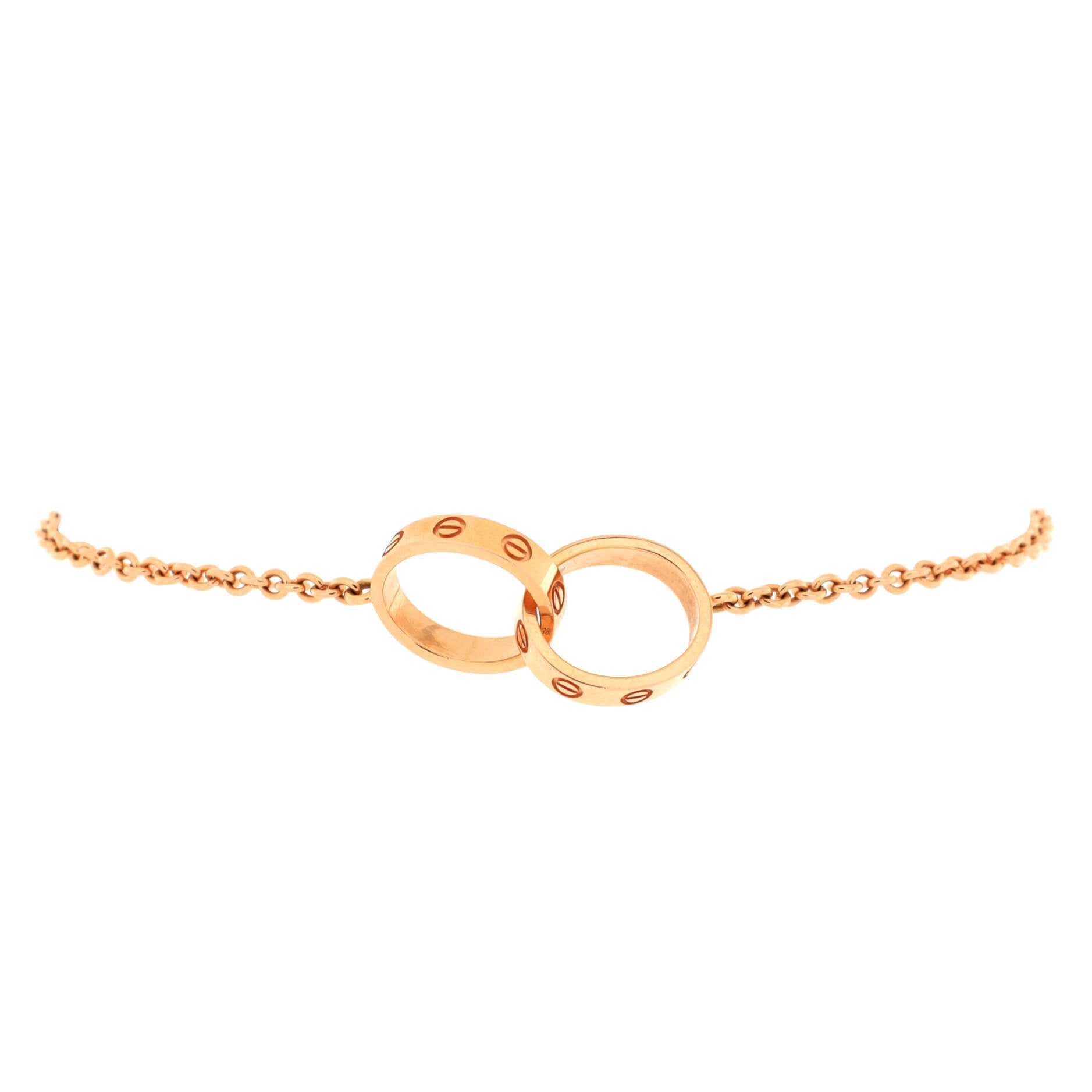 Love Interlocking Bracelet 18K Rose Gold