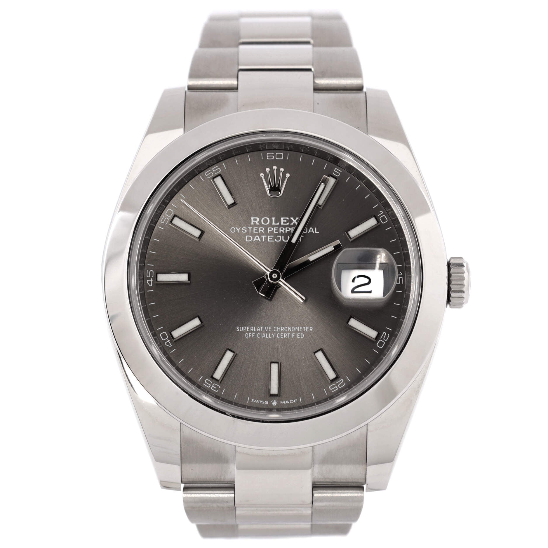 Oyster Perpetual Datejust Automatic Watch Stainless Steel 41