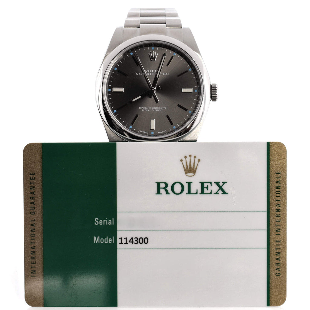 Oyster Perpetual Automatic Watch Stainless Steel 39