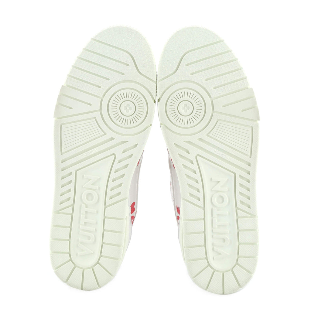 Men's Nigo LV Trainer Sneakers Limited Edition Printed Leather