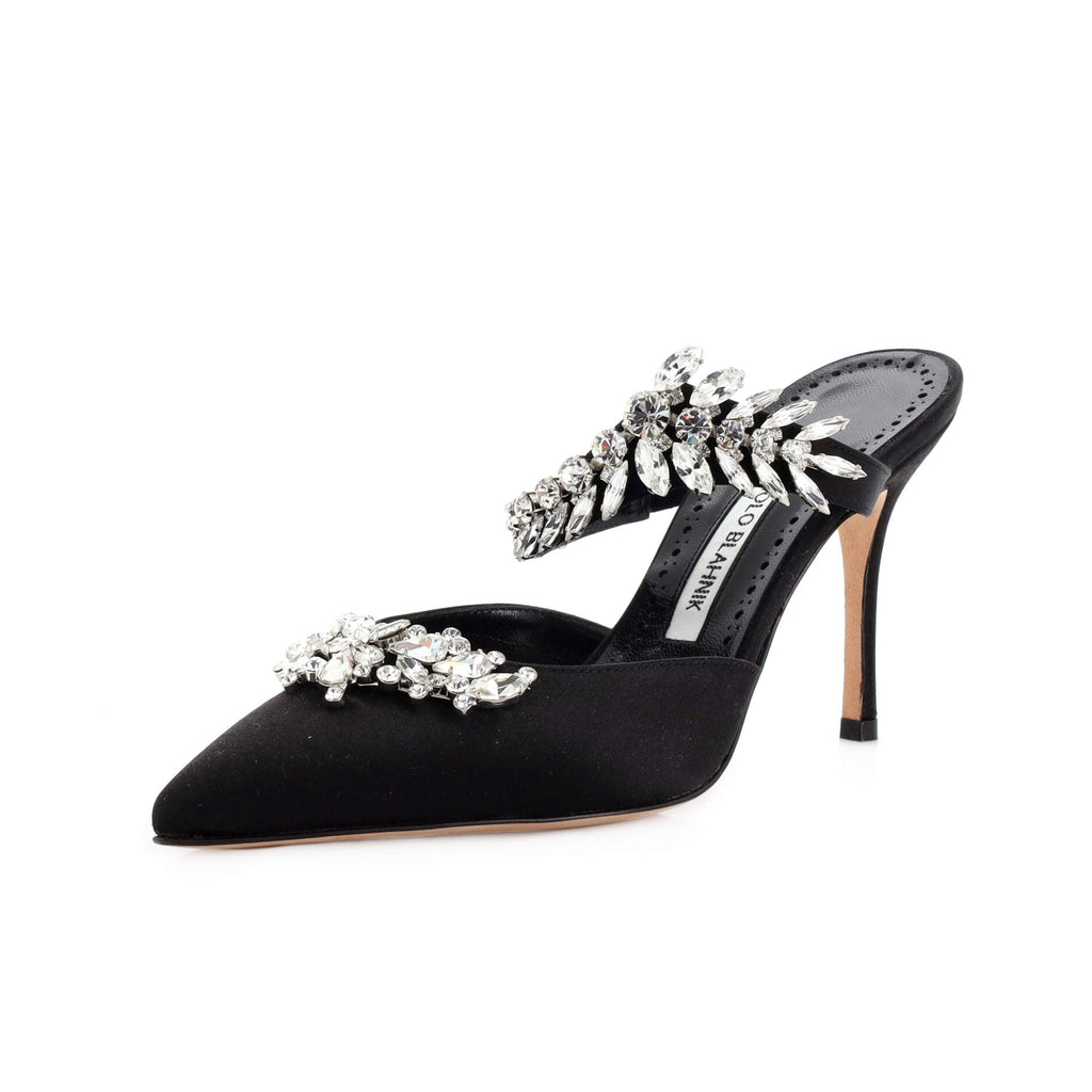 Women's Lurum Heeled Mules Satin 90