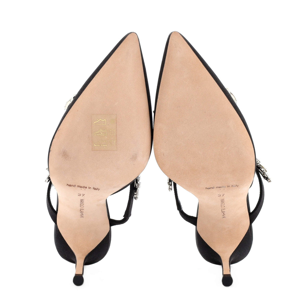 Women's Lurum Heeled Mules Satin 90