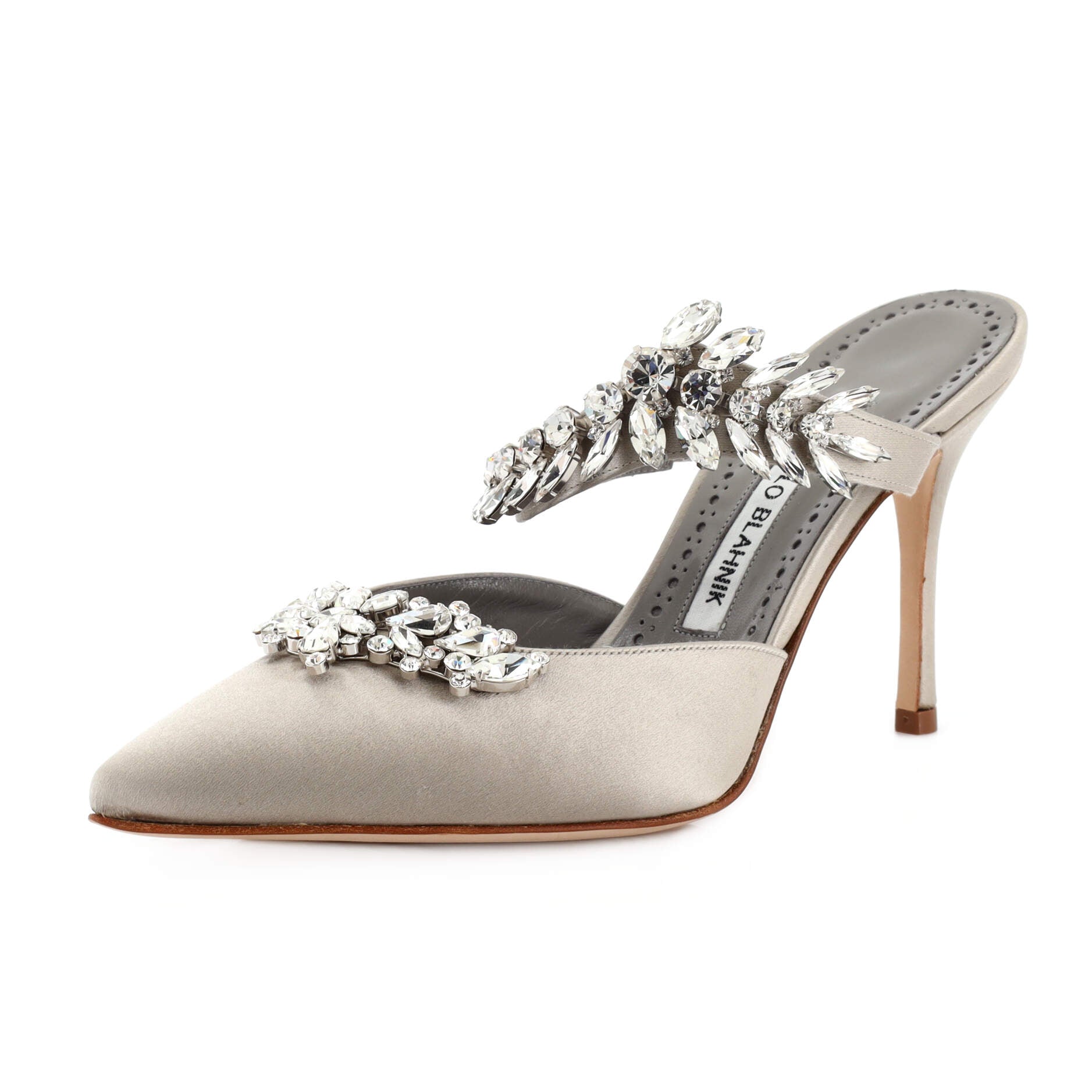 Women's Lurum Heeled Mules Satin 90