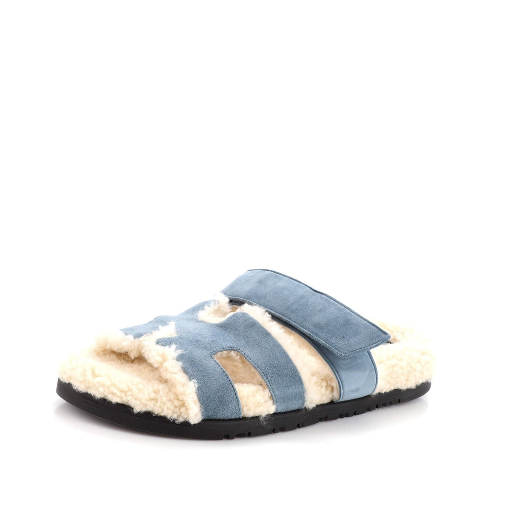 Women's Chypre Sandals Suede with Shearling